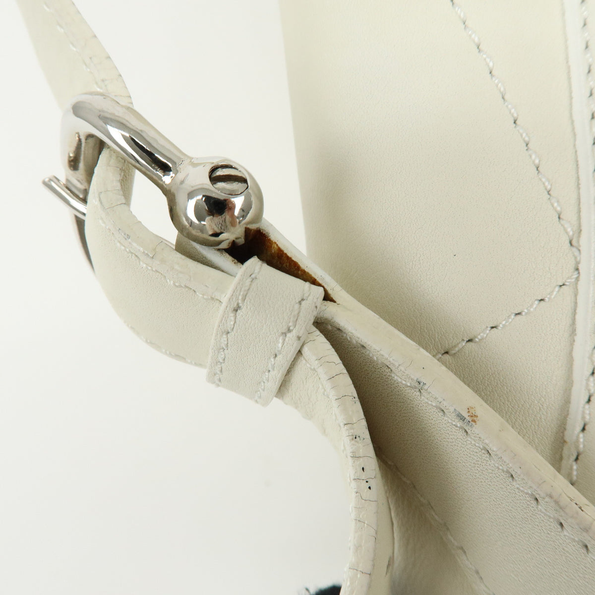 LOEWE Anton Leather Backpack Rucksack Ivory