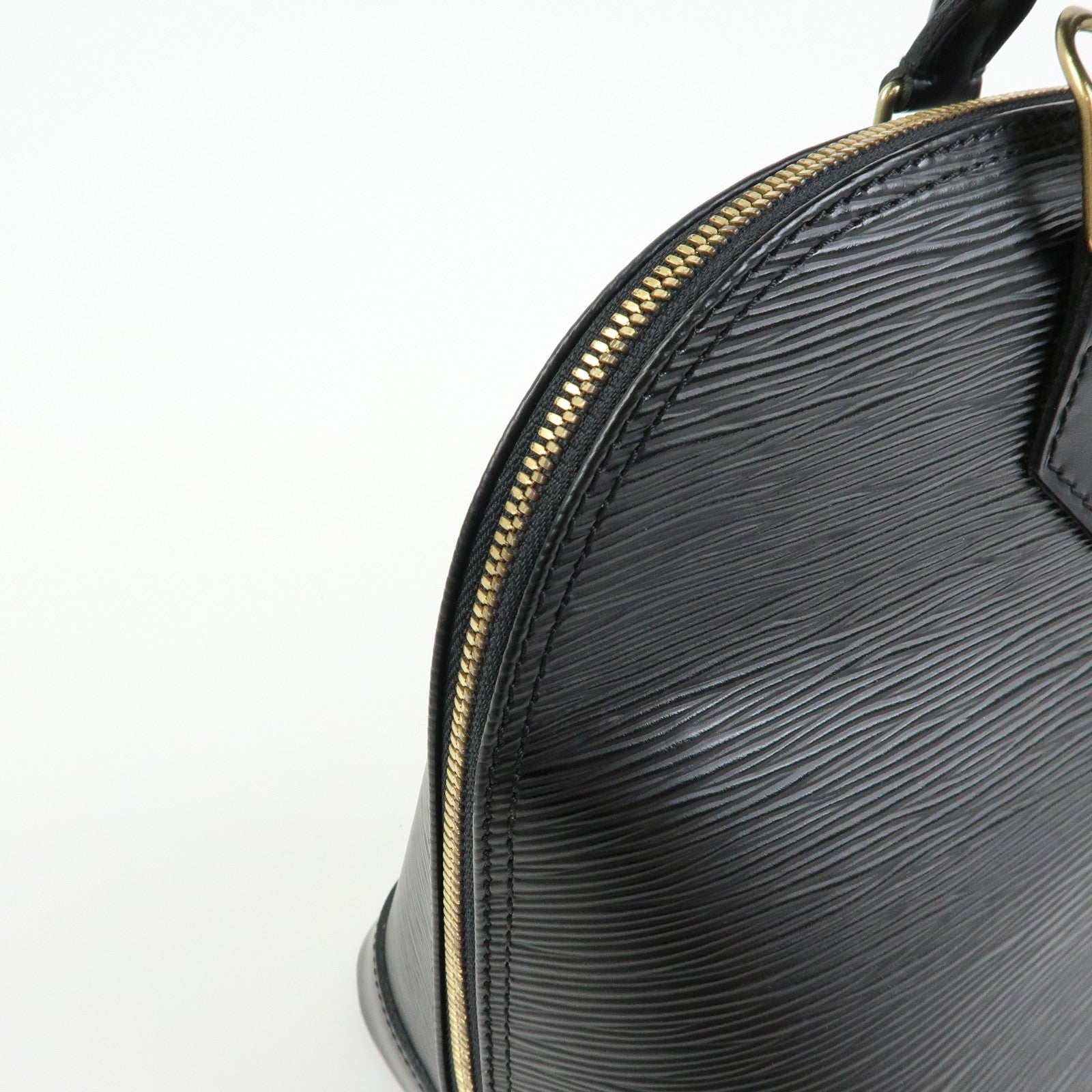 Louis Vuitton Epi Alma Hand Bag Noir Black M52142