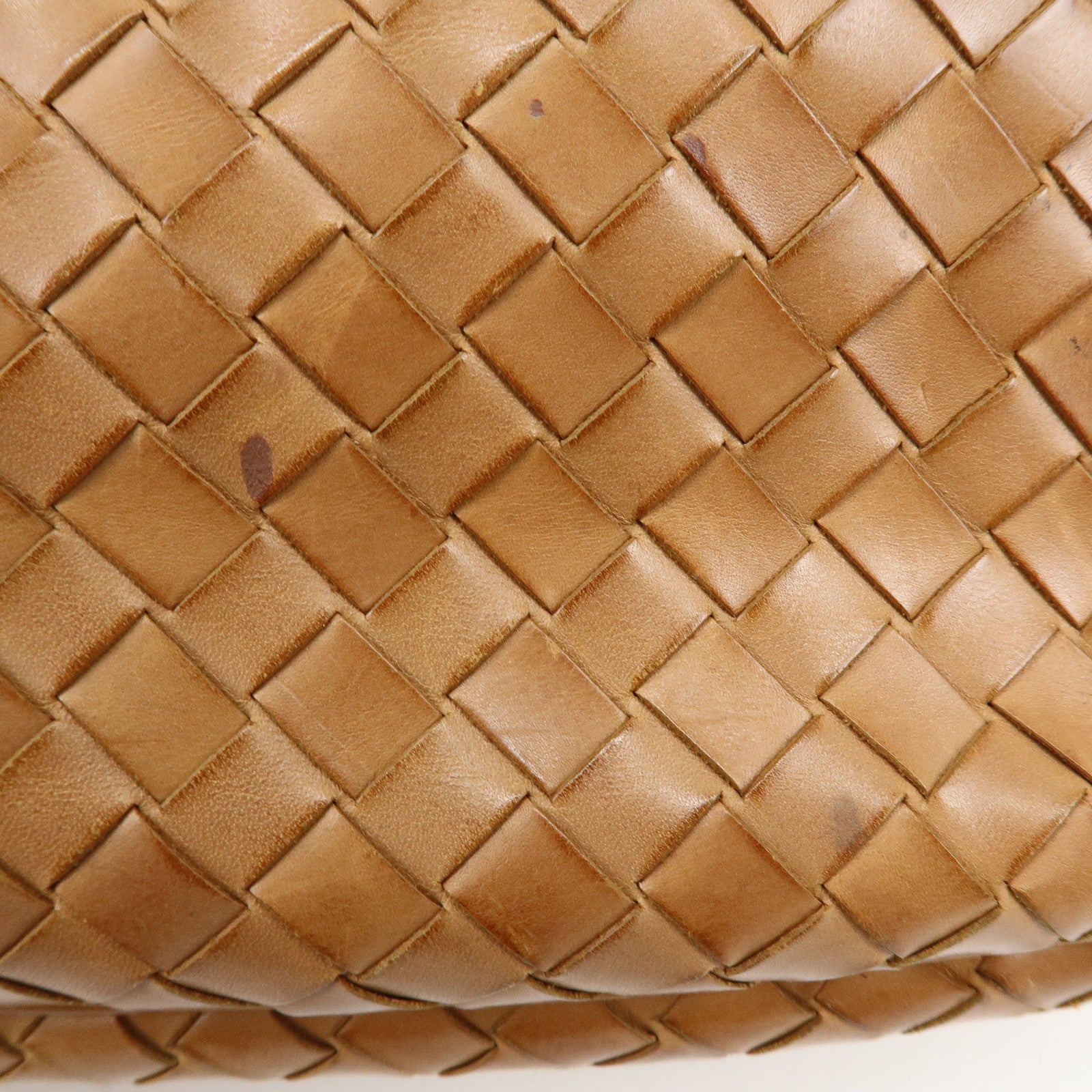 BOTTEGA VENETA Intrecciato Leather Tote Bag Brown 10691006161NAT