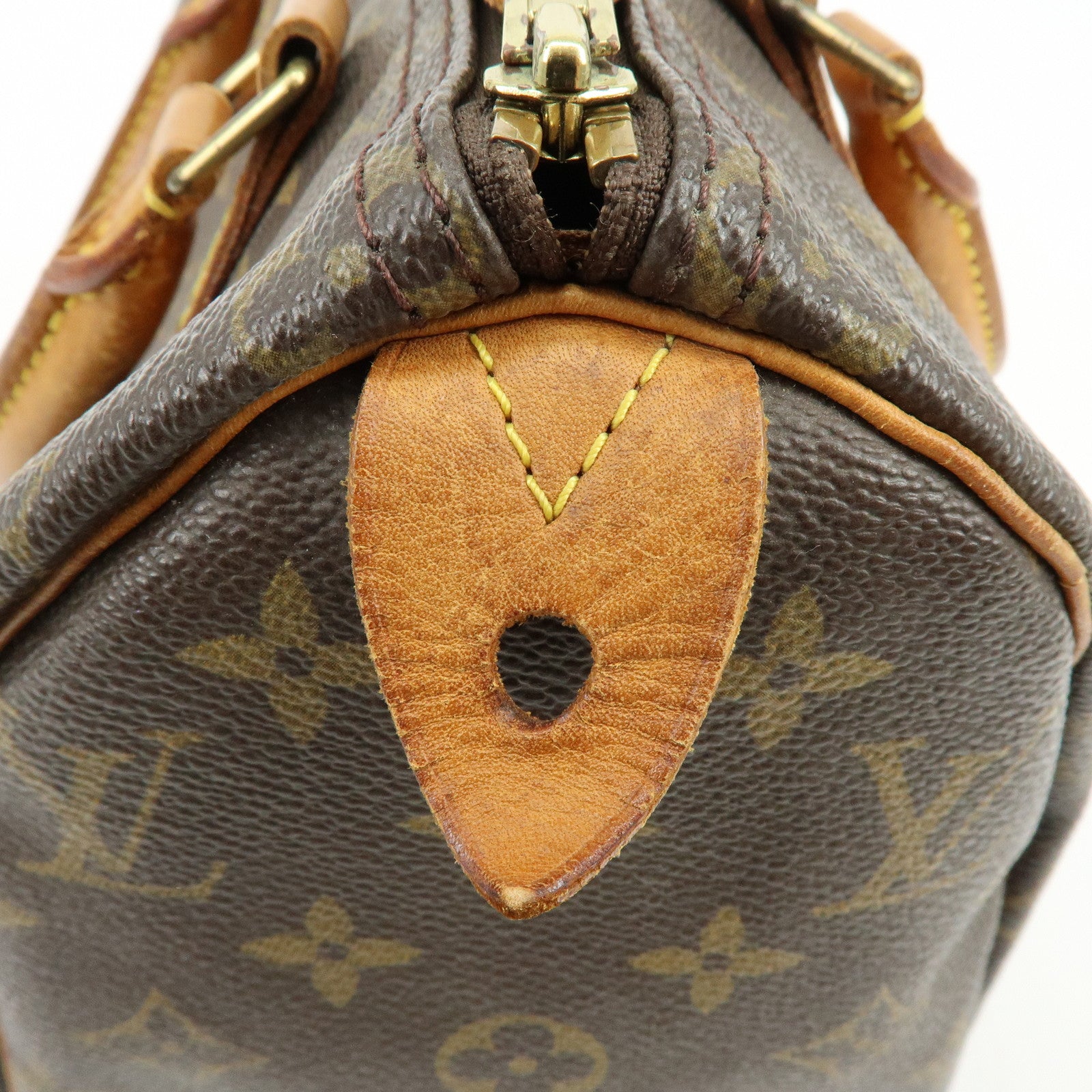 Louis Vuitton Monogram Speedy 25 Boston Bag Hand Bag Brown M41528