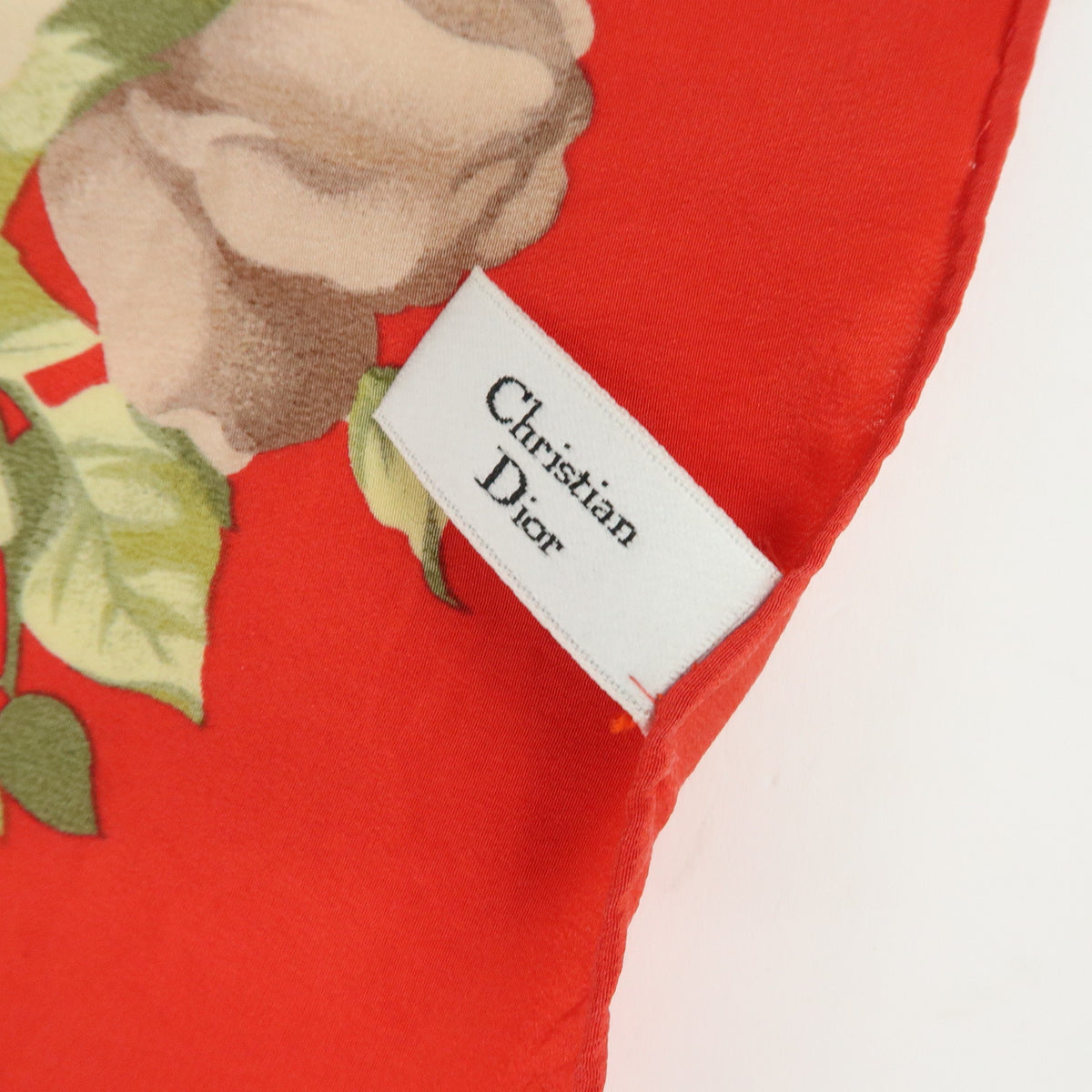 Christian Dior Lot of 2 Silk 100% Scarf Shawl Blue Red