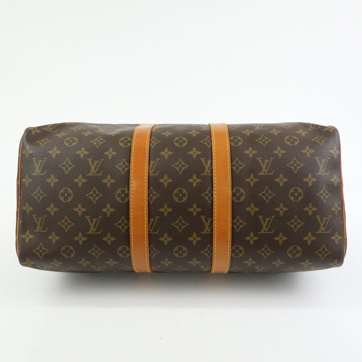 Louis Vuitton Monogram Keep All 45 Boston Bag Brown M41428