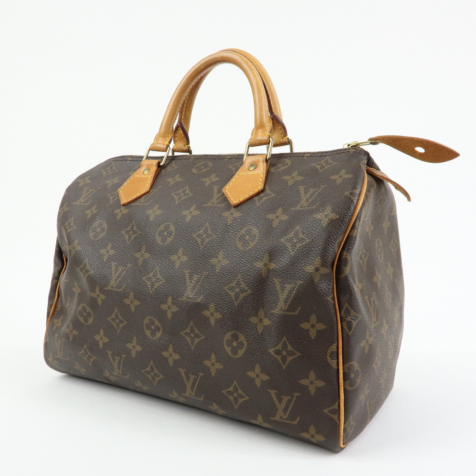 Louis Vuitton Monogram Speedy 30 Boston Bag Hand Bag Brown M41526