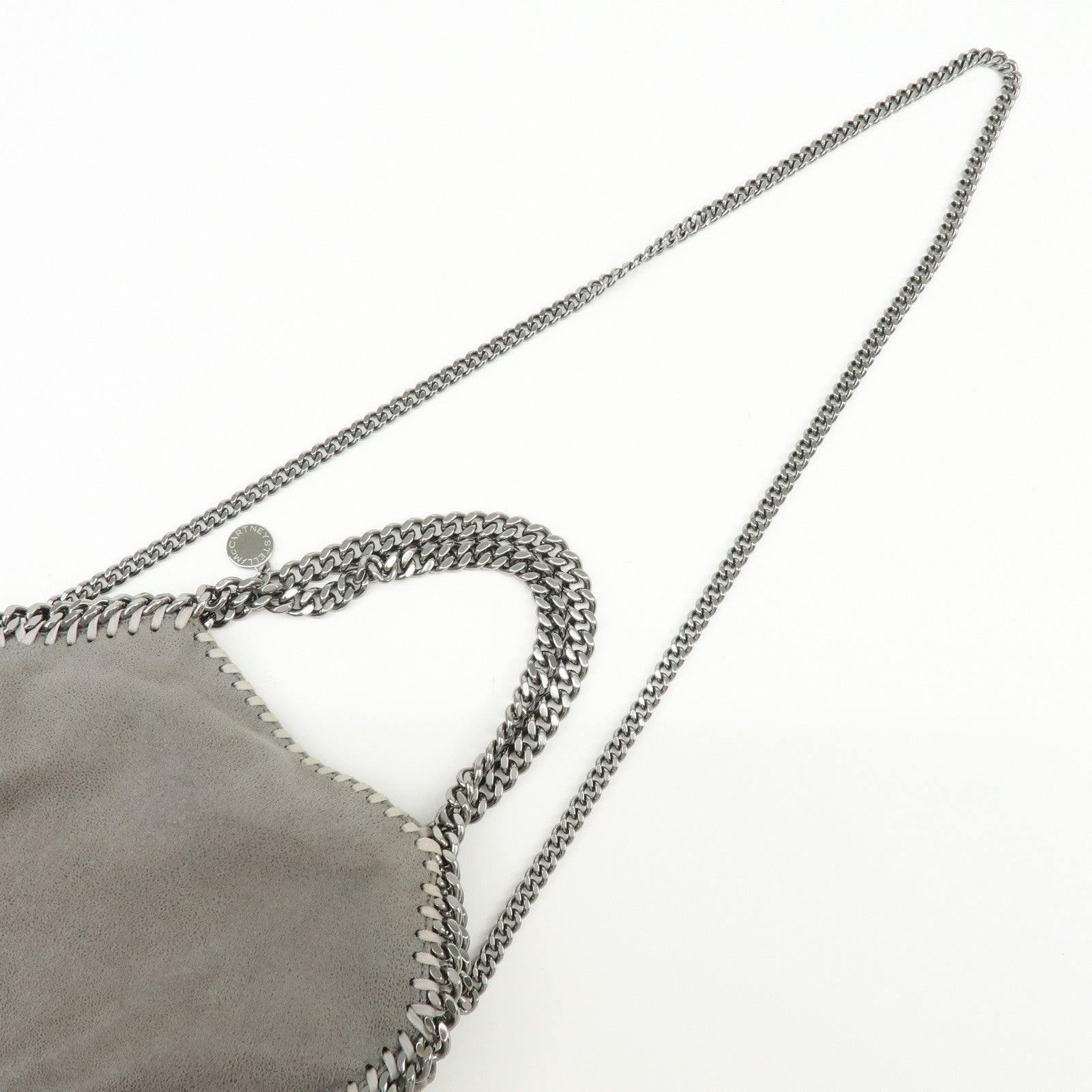 STELLA MCCARTNEY Falabella Faux Leather 2Way Bag Grey 371223
