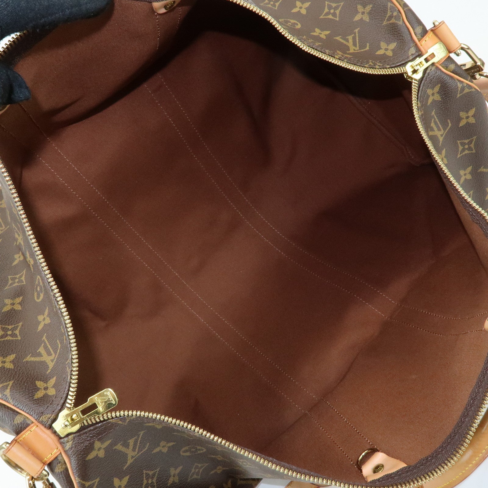 Louis Vuitton Monogram Keep All Bandouliere 55 Boston Bag M41414