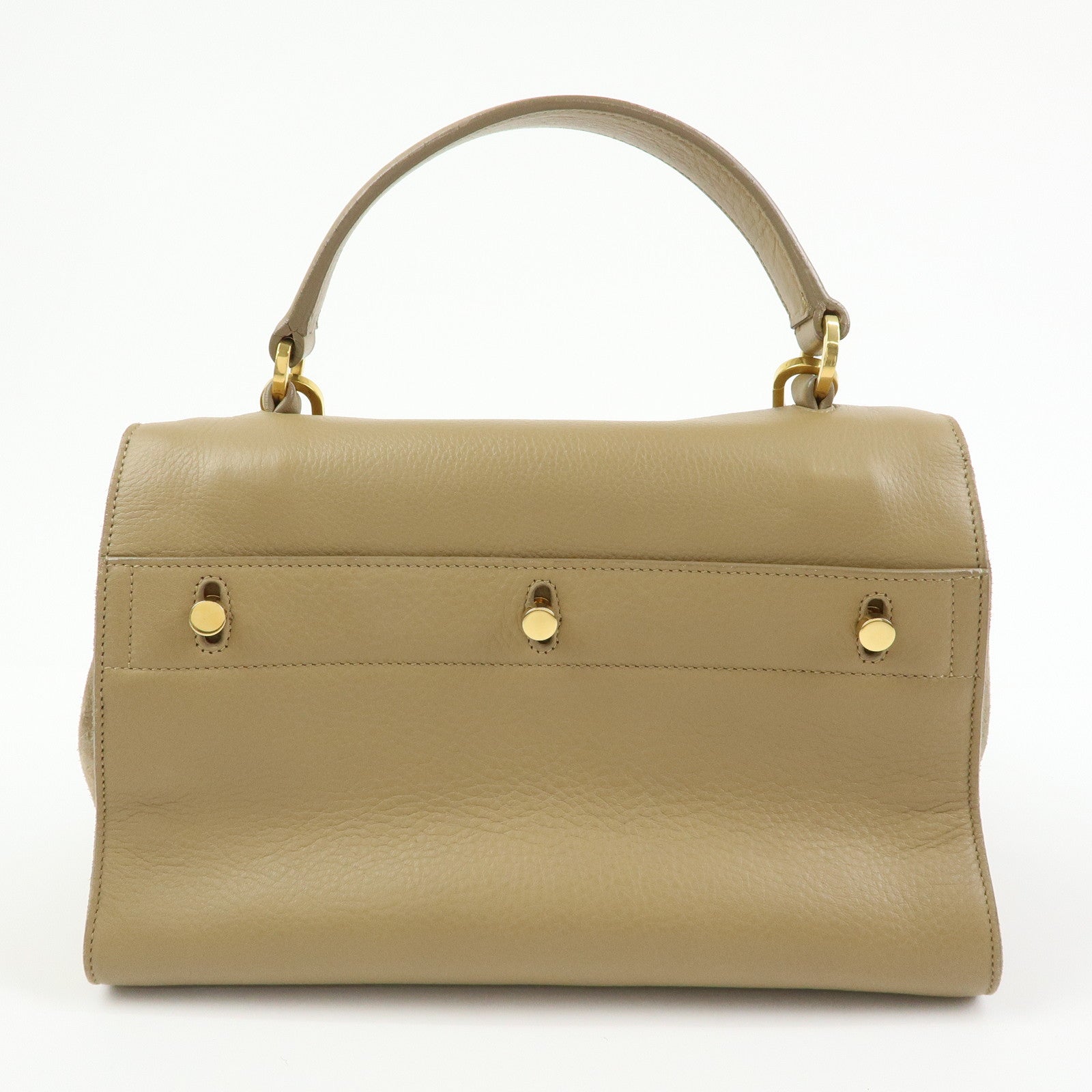 SAINT LAURENT PARIS Muse Two Leather Suede 2Way Bag Hand Bag 368229