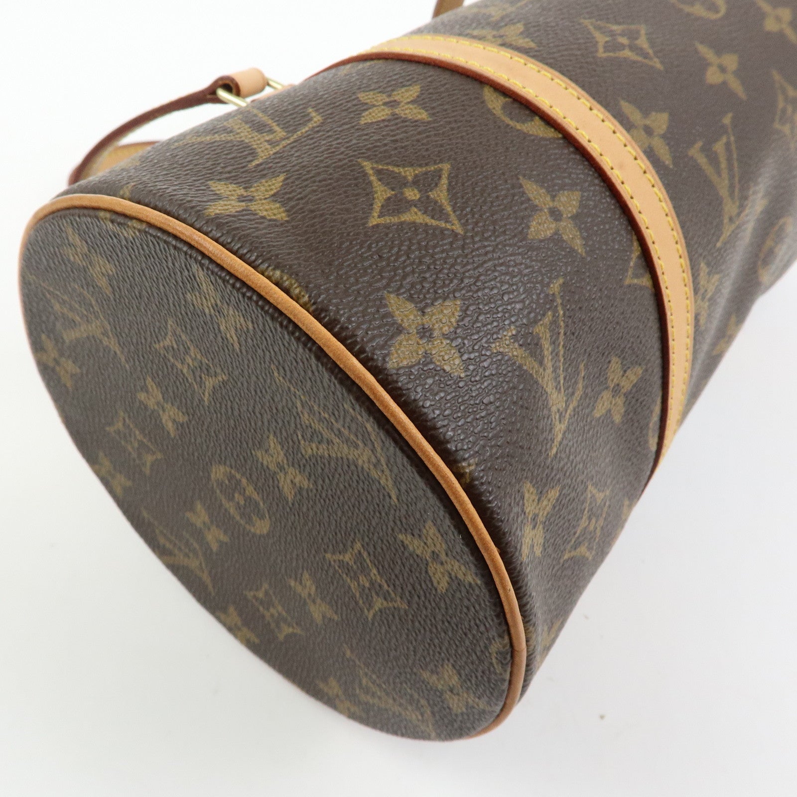 Louis Vuitton Monogram Papillon 30 Hand Bag & Pouch Brown M51385