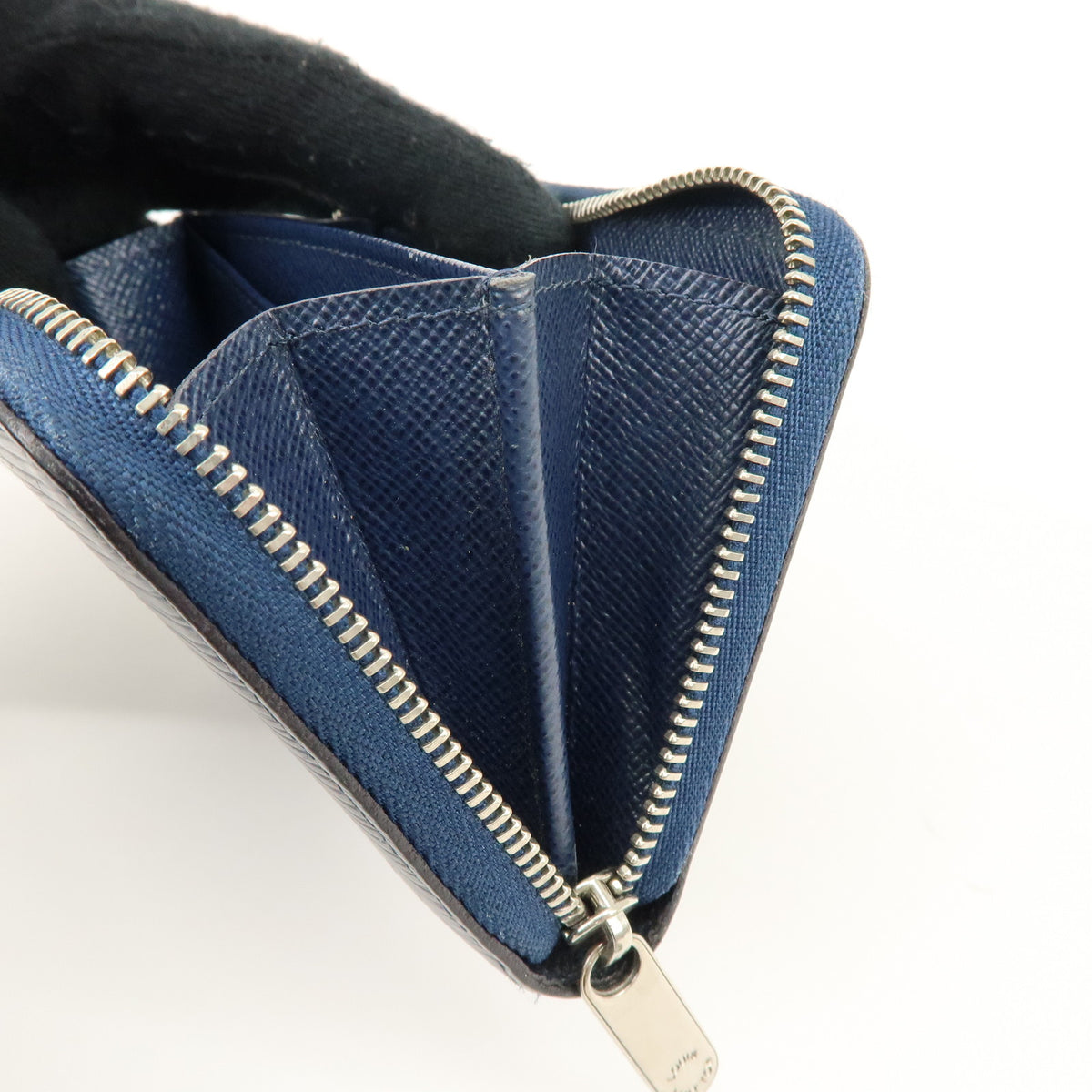 Louis Vuitton Epi Leather Zippy Coin Purse Wallet Indigo Blue M60384