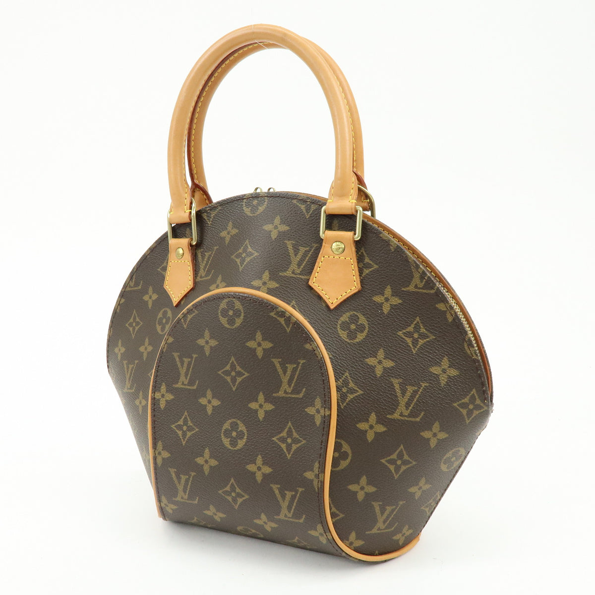 Louis Vuitton Monogram Ellipse PM Hand Bag Brown M51127