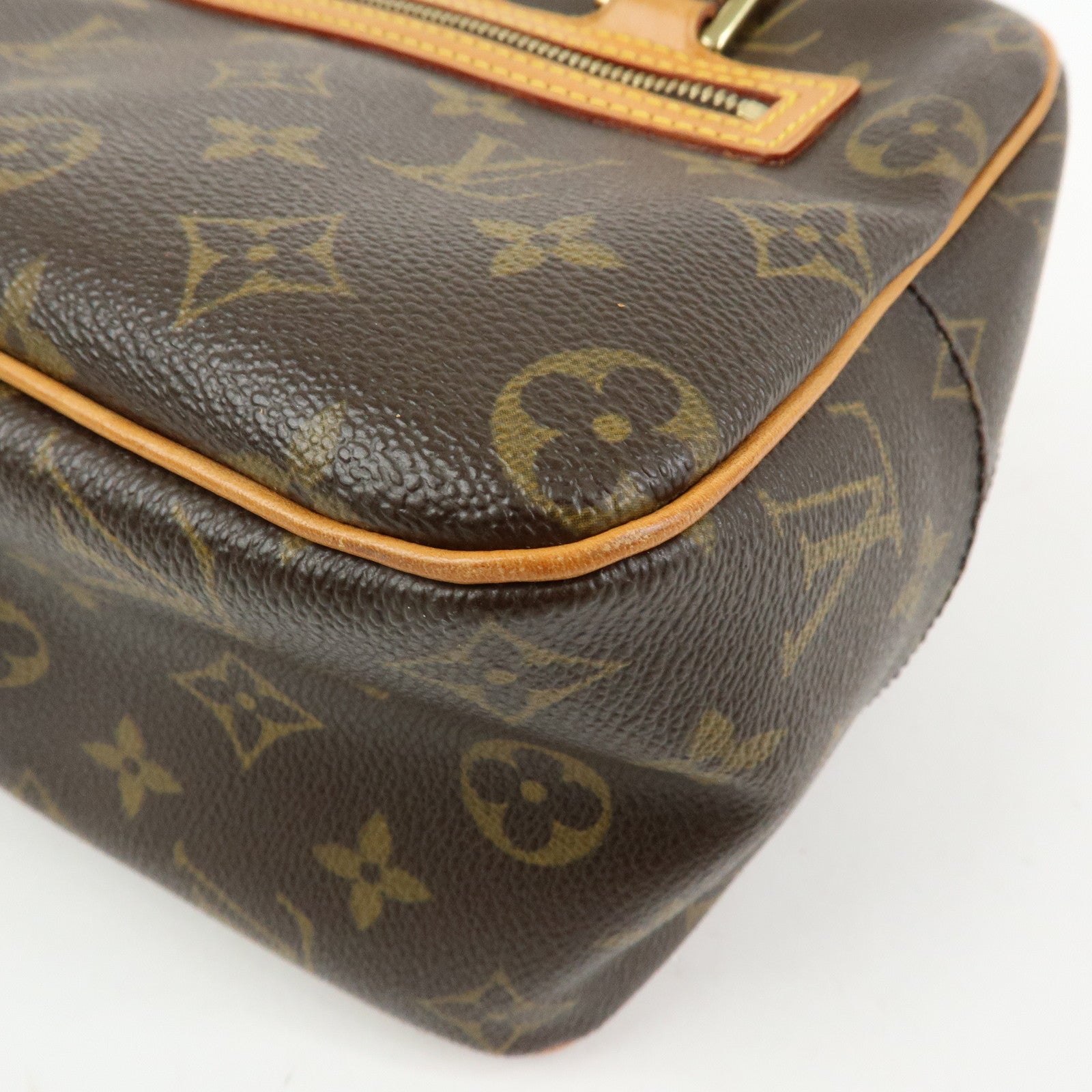 Louis Vuitton Monogram Cite MM Shoulder Bag Hand Bag Brown M51182