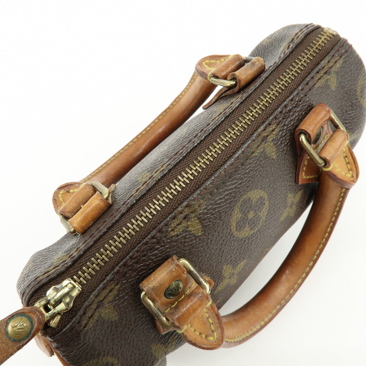 Louis Vuitton Monogram Mini Speedy Hand Bag and Strap M41534 J75011 Lot