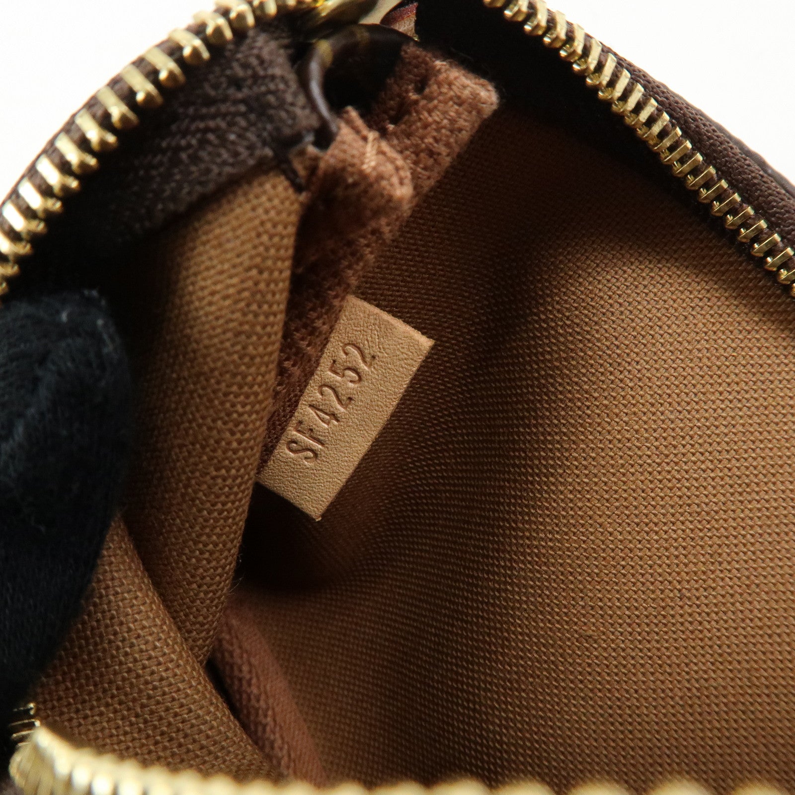 Louis Vuitton Monogram Mini Pochette Accessoires Hand Bag M58009