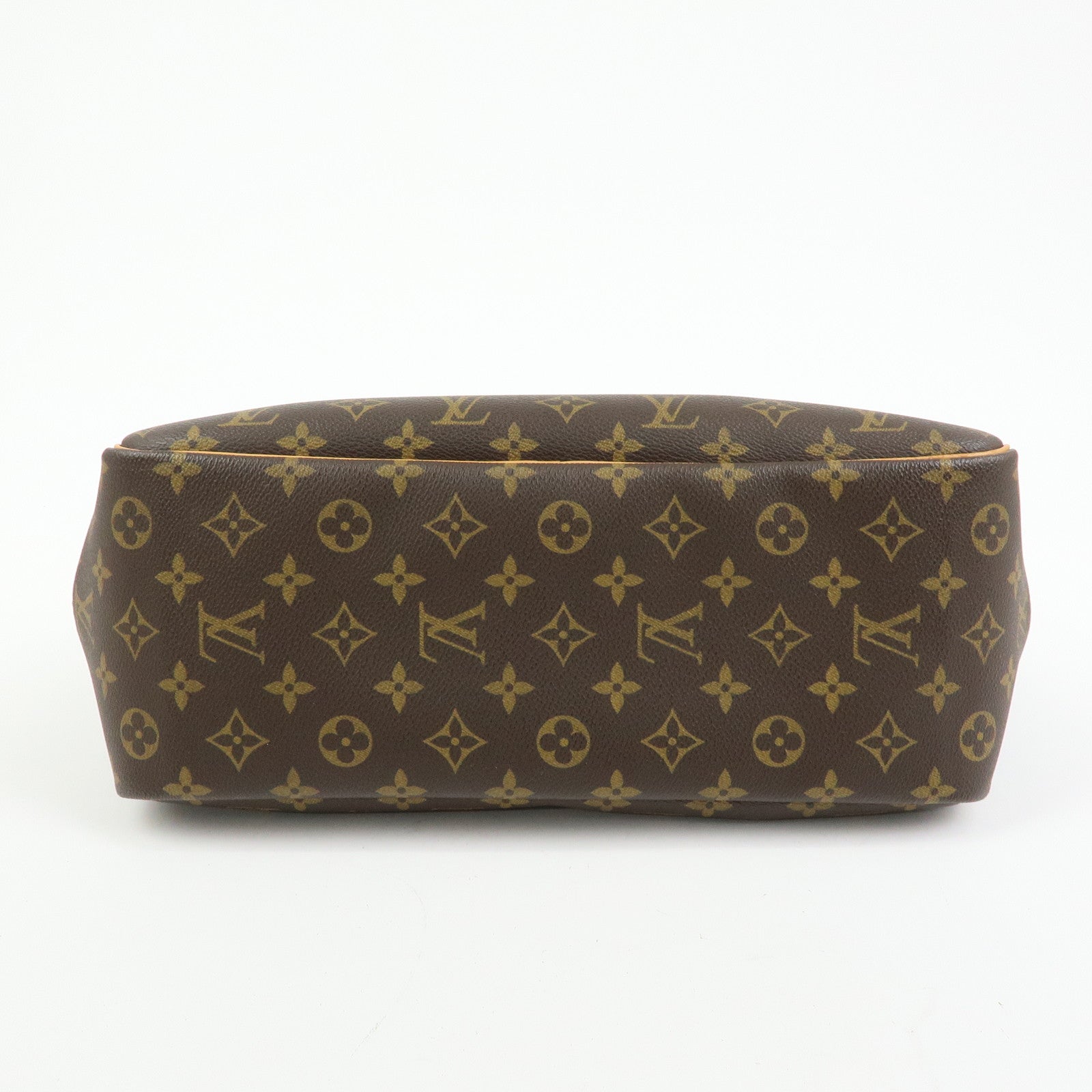 Louis Vuitton Monogram Deauville Canvas Hand Bag Brown M47270