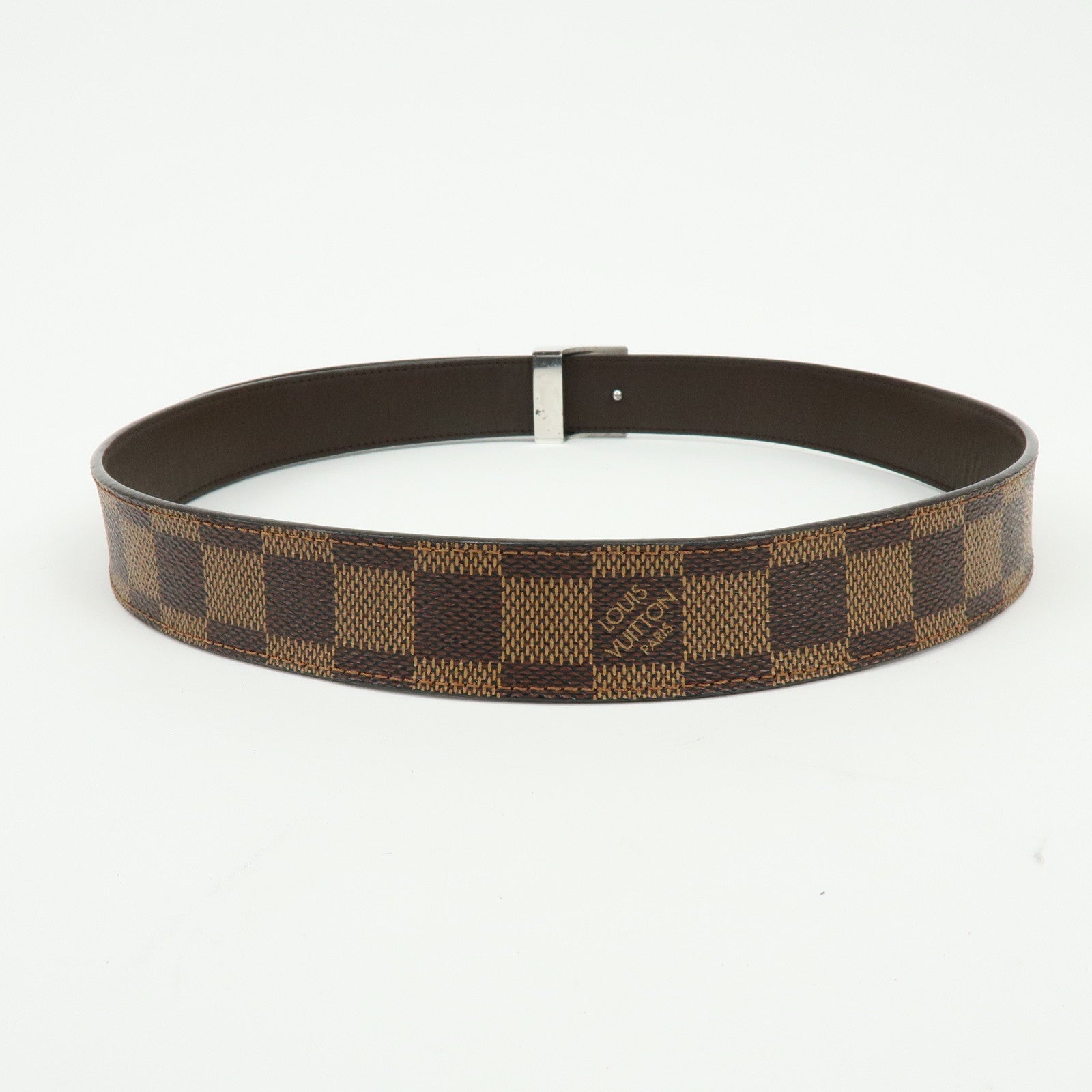 Louis Vuitton Damier Ceinture Carre Classic Belt 80/32 Brown M6881W
