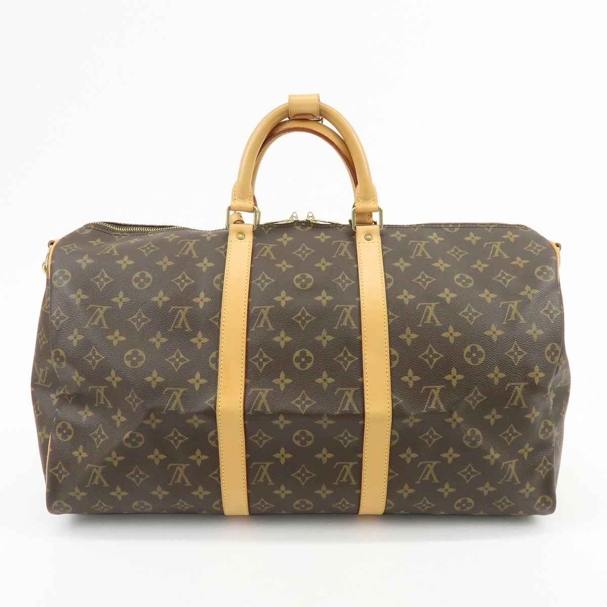 Louis Vuitton Monogram Keep All Bandouliere 50 Boston Bag M41416