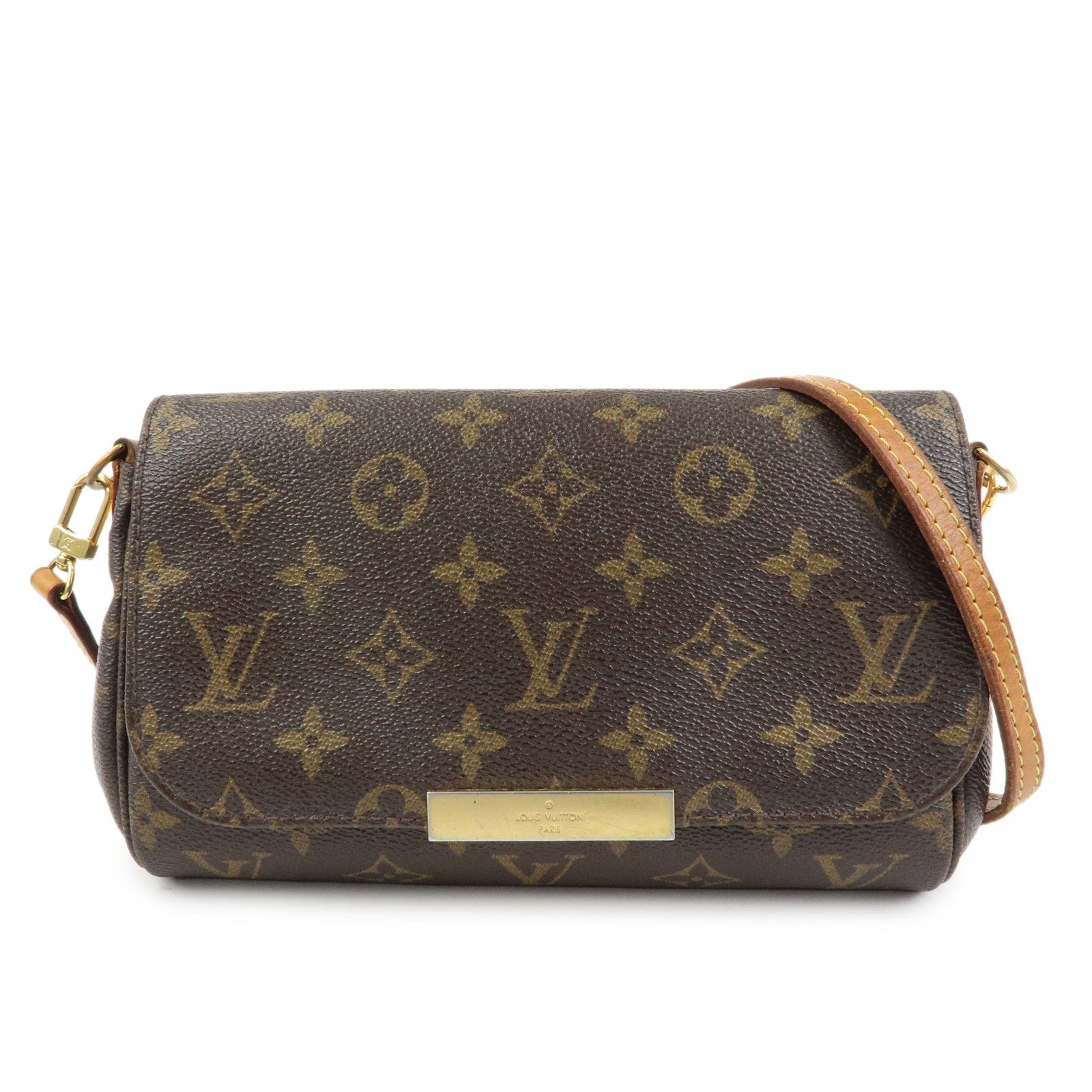 Louis Vuitton Monogram Favorite PM 2Way Shoulder Bag Brown M40717