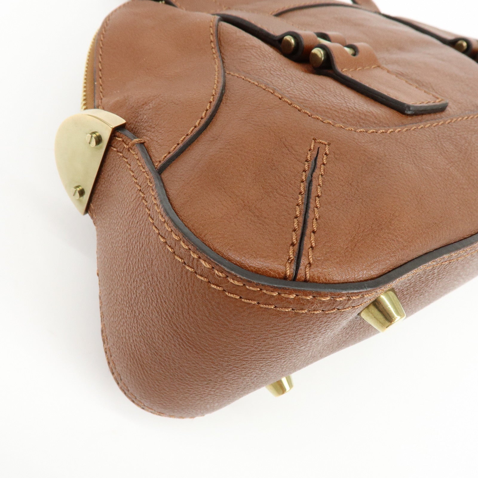 Chloe Leahter Georgia Shoulder Bag Hand Bag Brown
