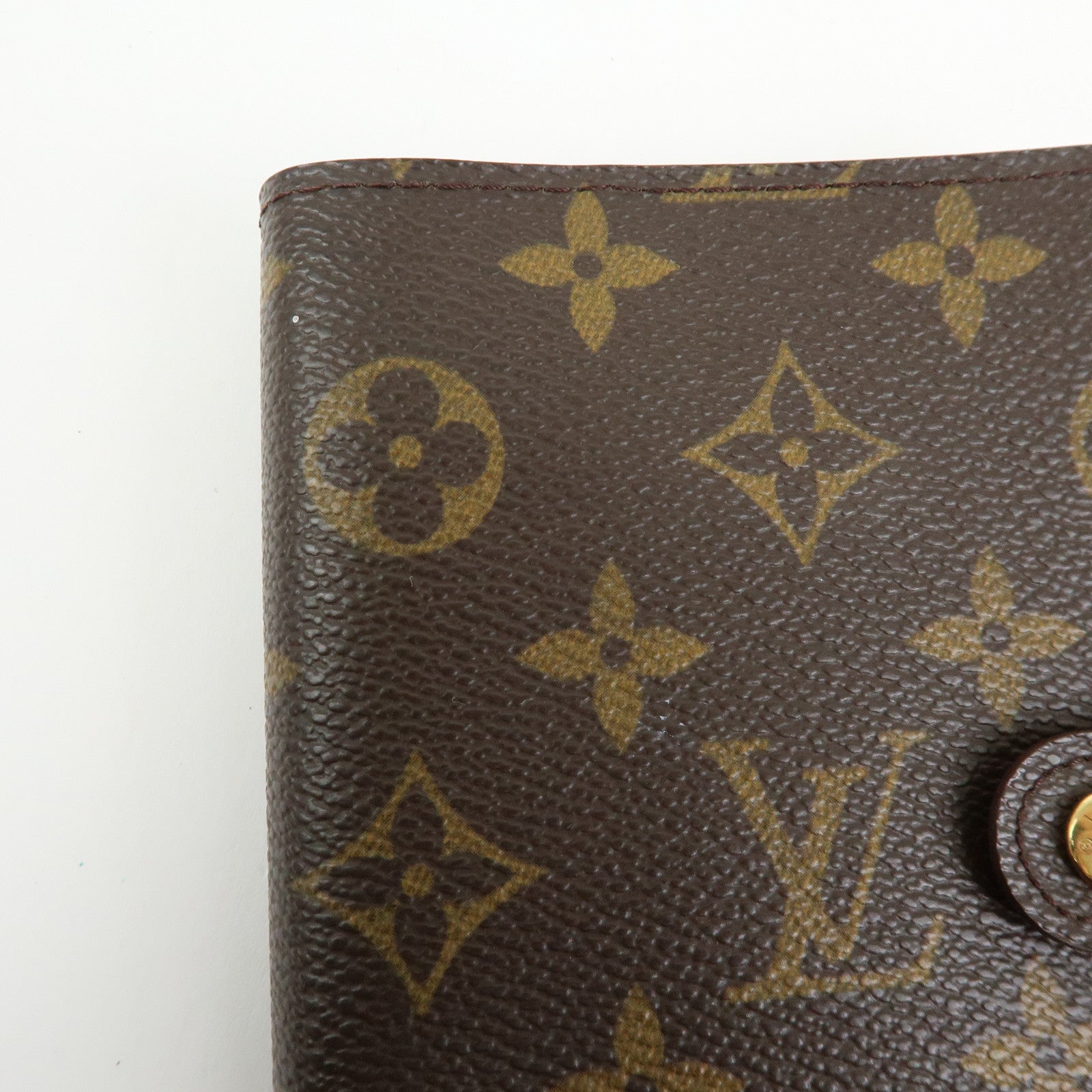 Louis Vuitton Set of 2 Monogram Canvas Leather Planner Cover R20005