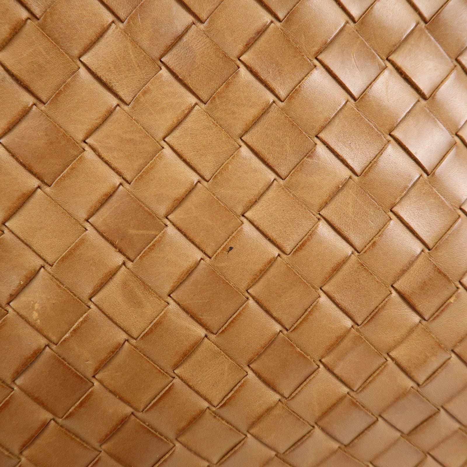 BOTTEGA VENETA Intrecciato Leather Tote Bag Brown 10691006161NAT