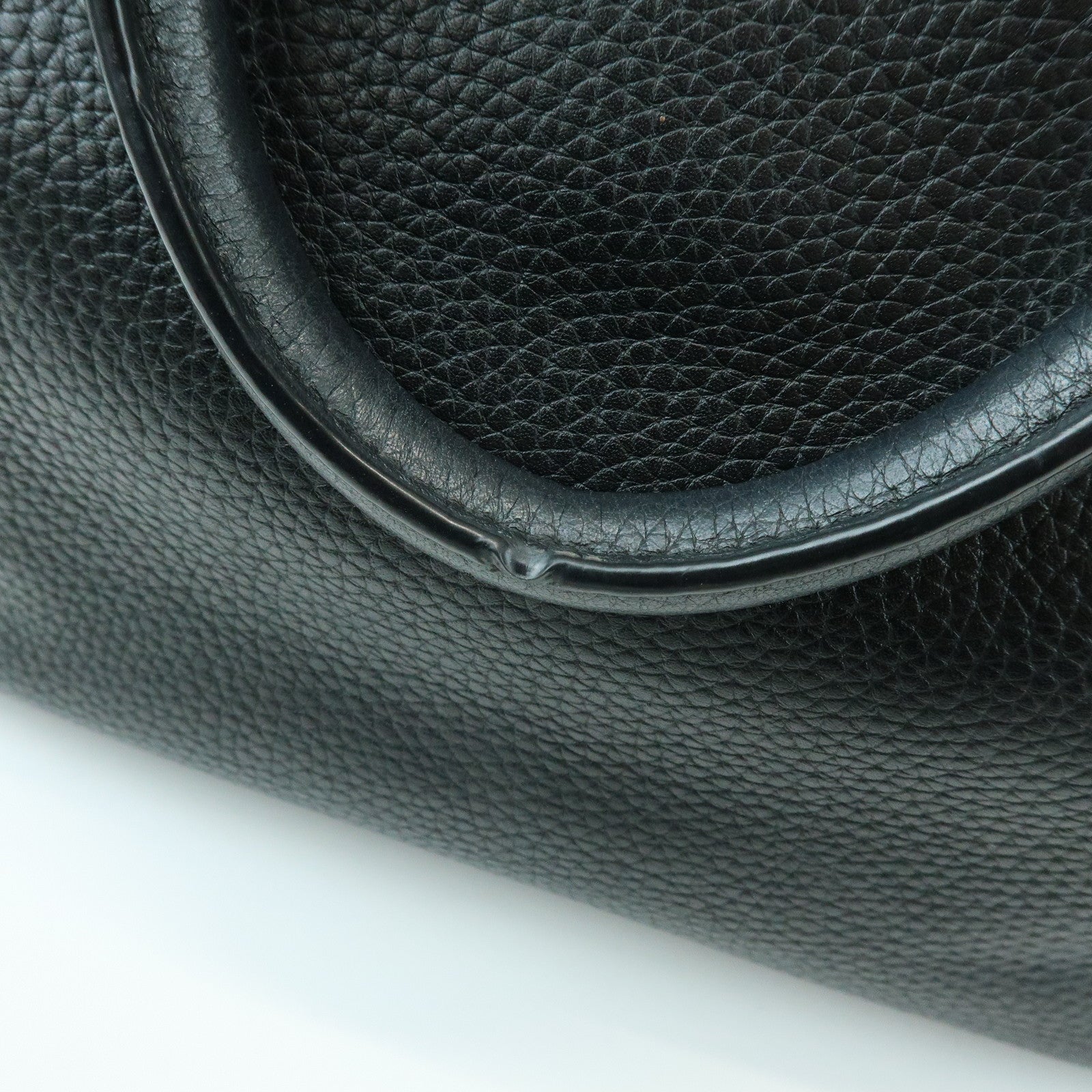 TORY BURCH Leather 2Way Bag Hand Bag Shoulder Bag Black