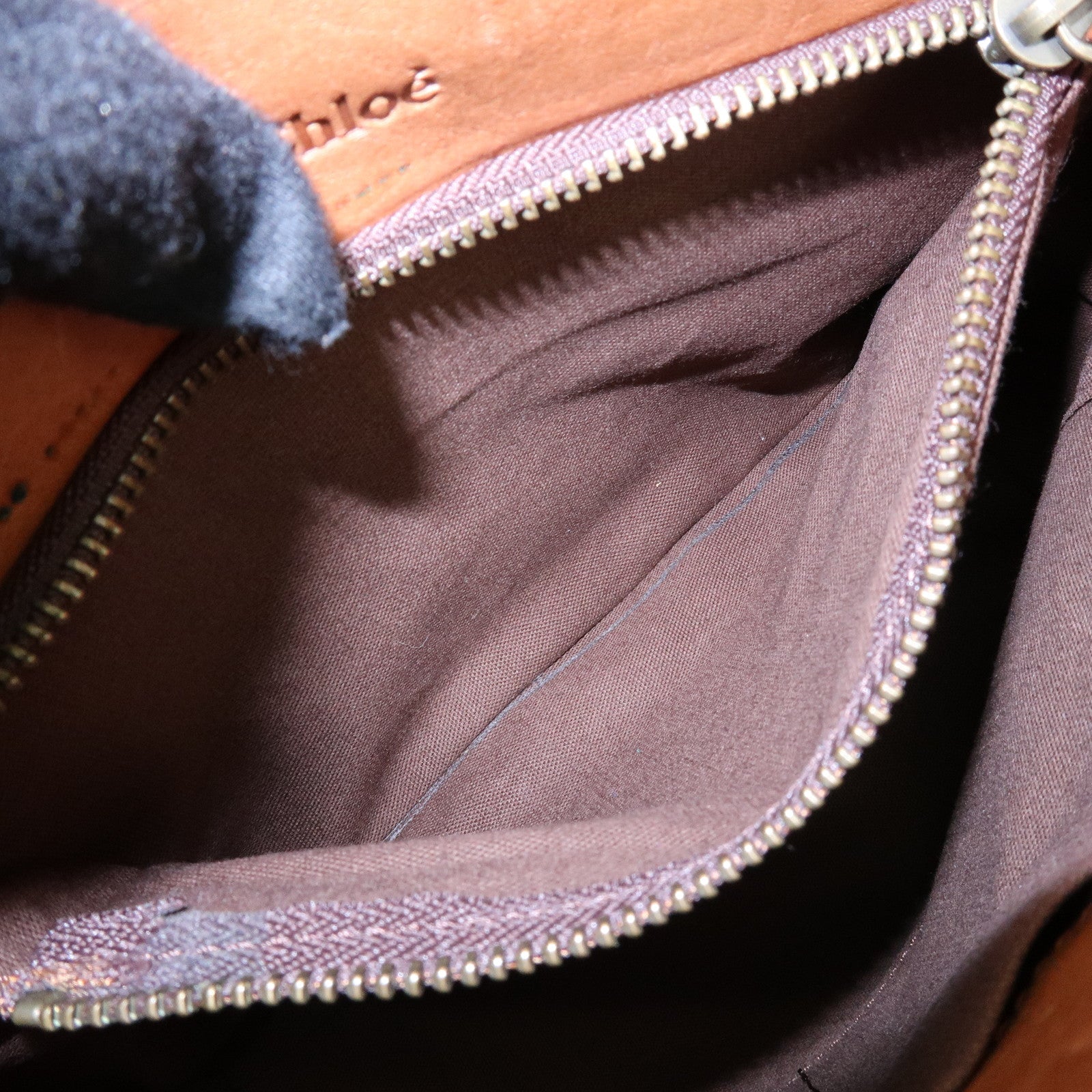 Chloe Eloise Leather Shoulder Bag Crossbody Bag  Brown