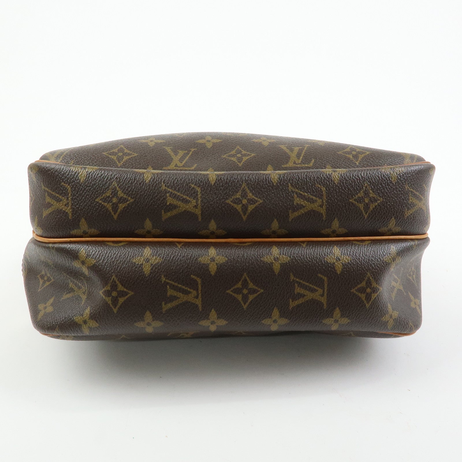Louis Vuitton Monogram Reporter PM Shoulder Crossbody Bag Brown M45254