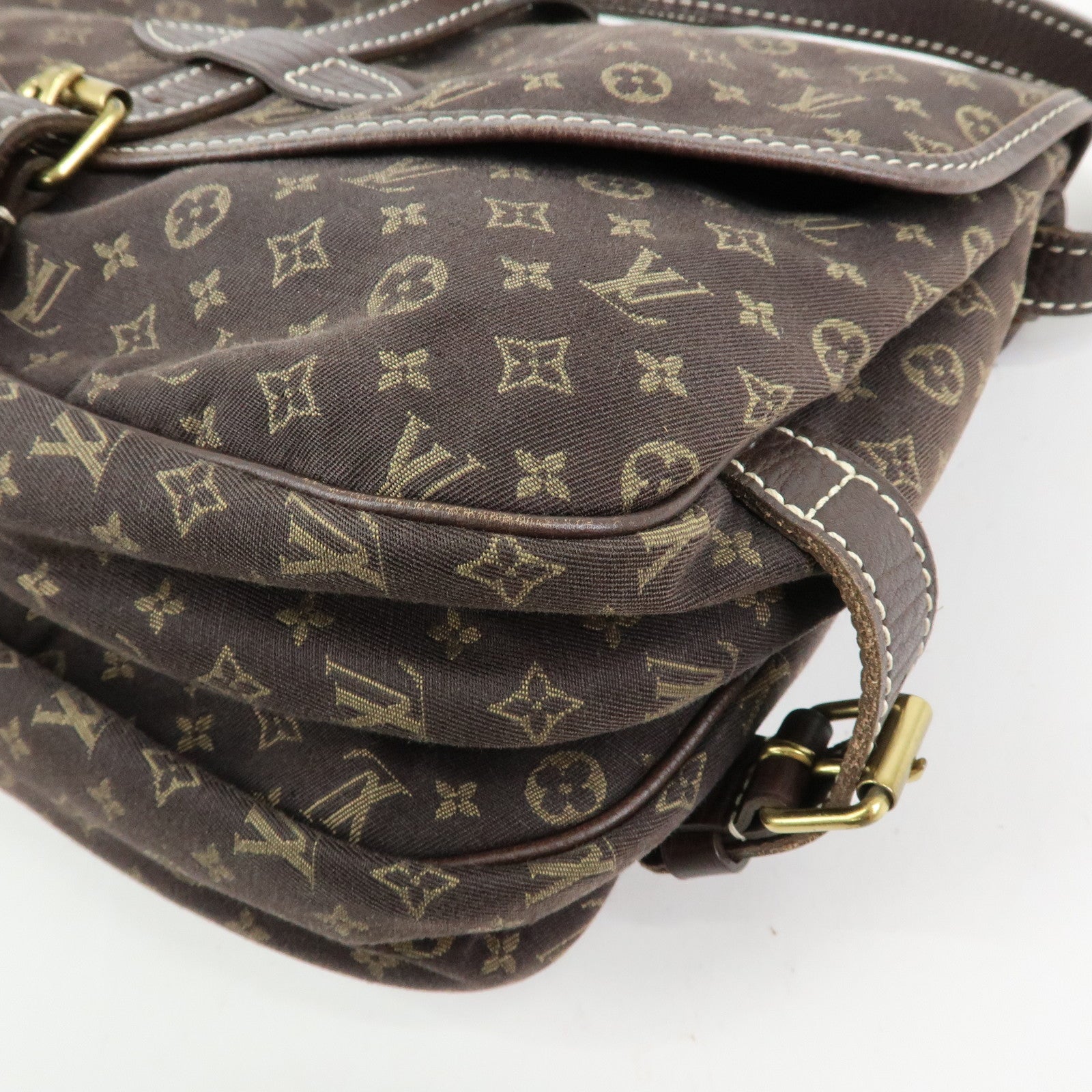 Louis Vuitton Monogram Mini Lin Saumur Shoulder Bag M95277