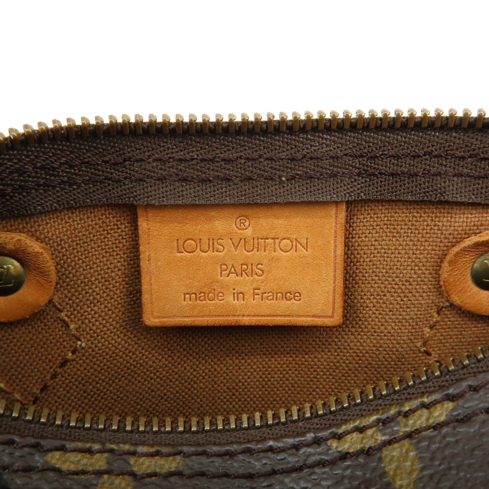Louis Vuitton Monogram Mini Speedy Hand Bag Brown M41534 J75011 Lot