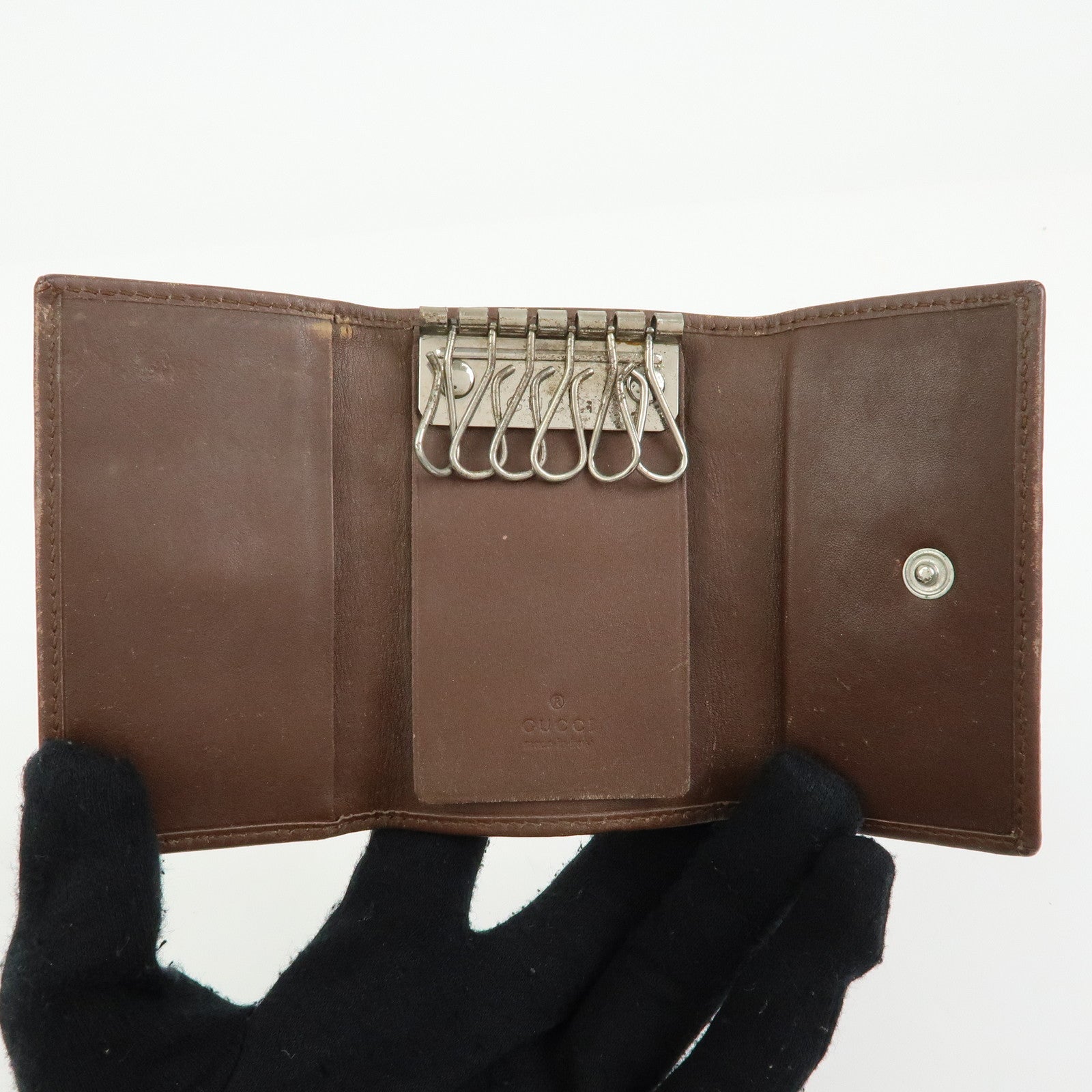 GUCCI Set of 2 Interlocking G Wallet Key Case 212110 27048  04564