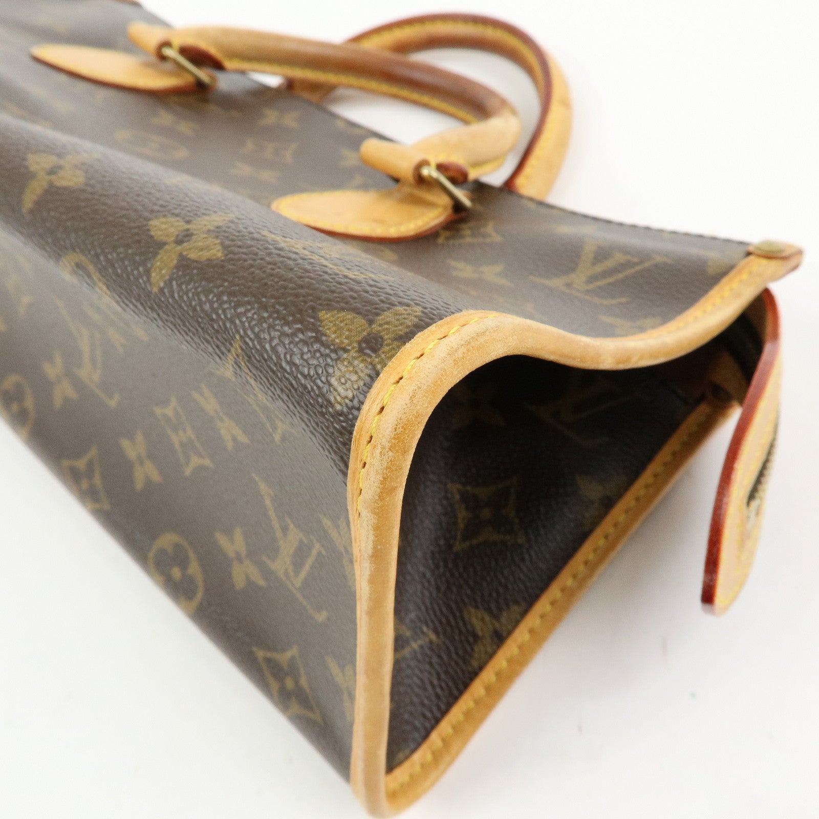 Louis Vuitton Monogram Canvas Popincourt Hand Bag Brown M40009