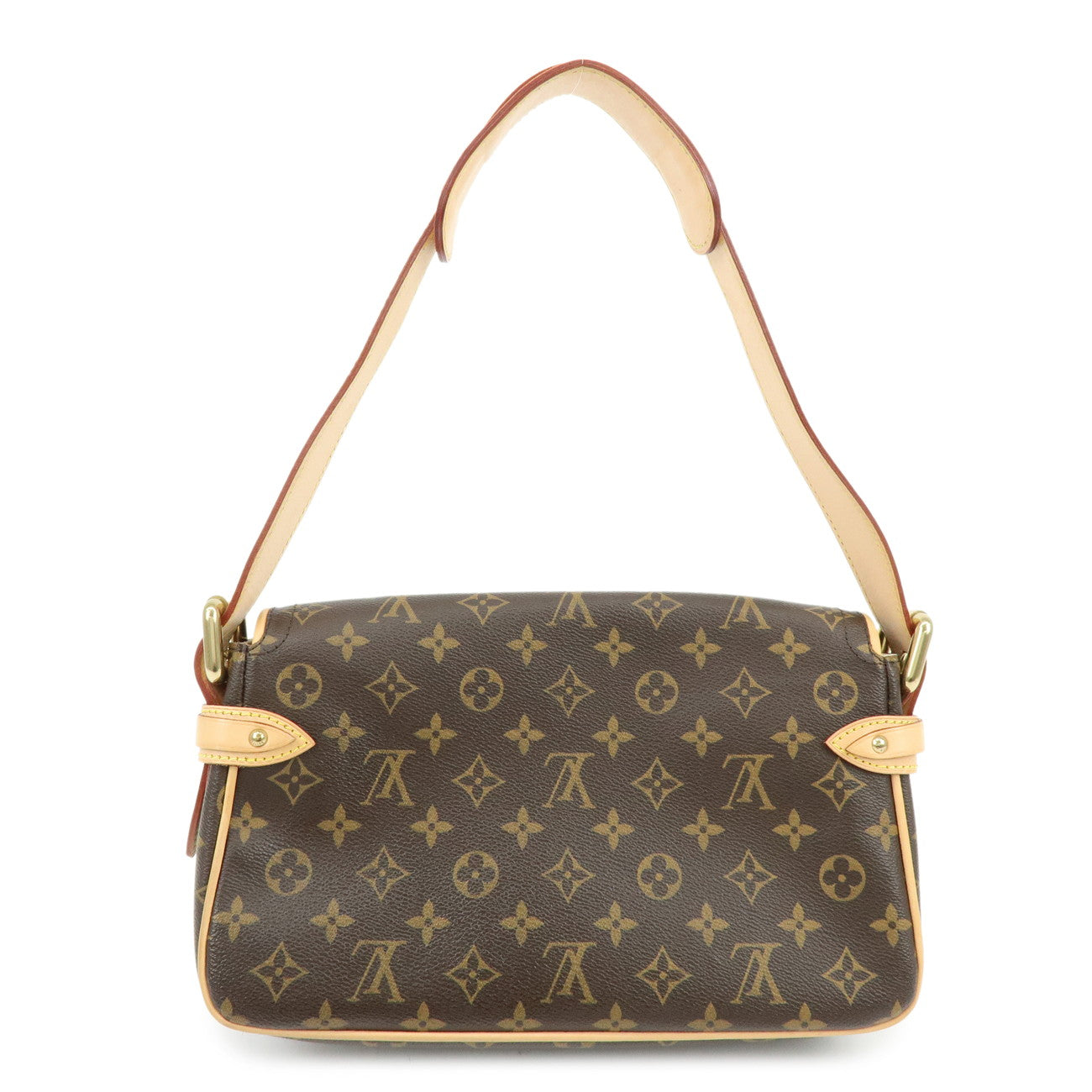 Louis Vuitton Monogram Hudson PM Shoulder Bag Brown M40047