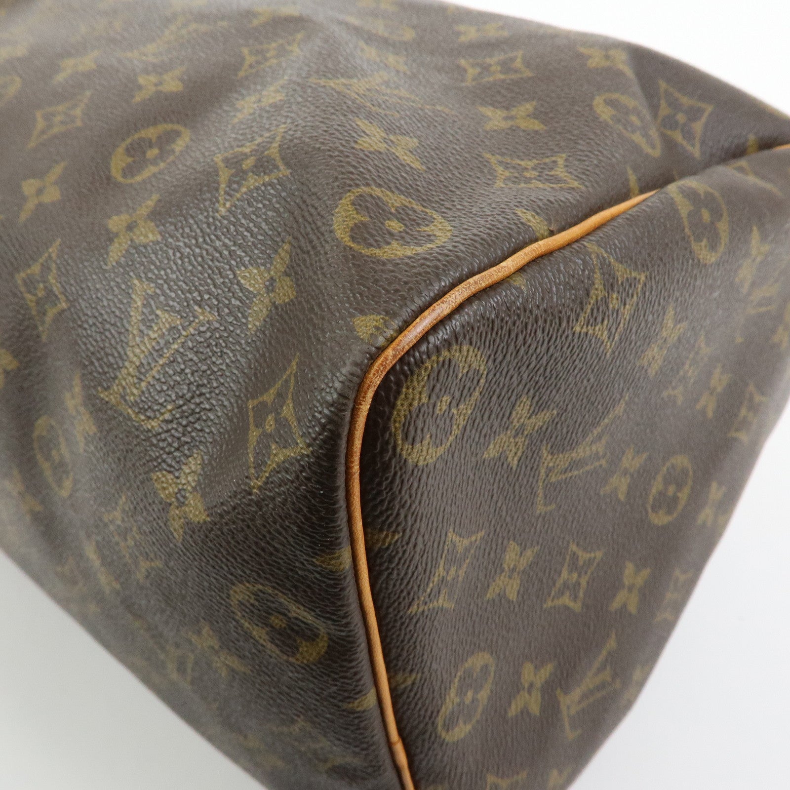 Louis Vuitton Monogram Speedy 35 Boston Bag Hand Bag Brown M41524