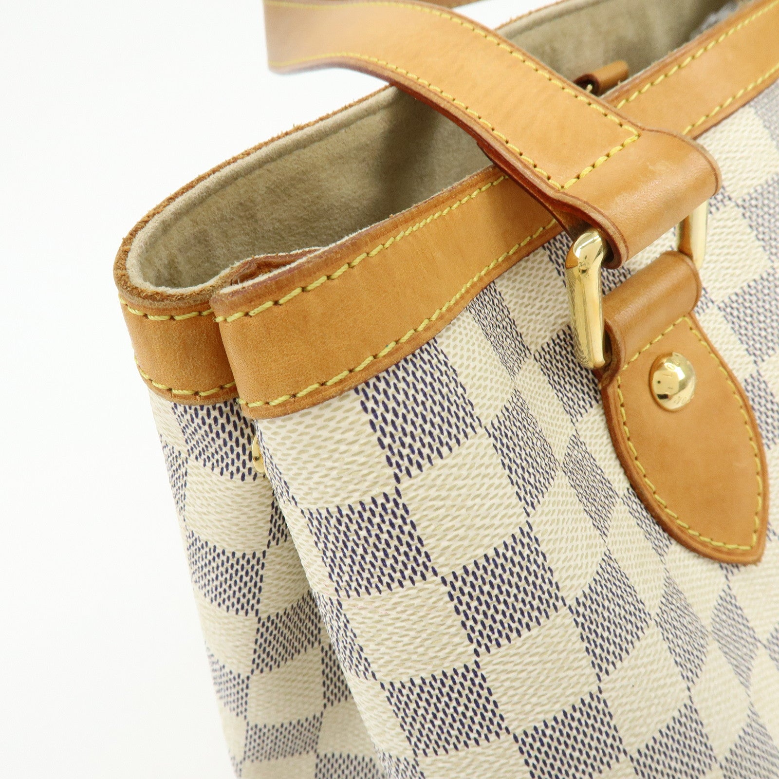 Louis Vuitton Damier Azur Hampstead PM Hand Bag Ivory N51207