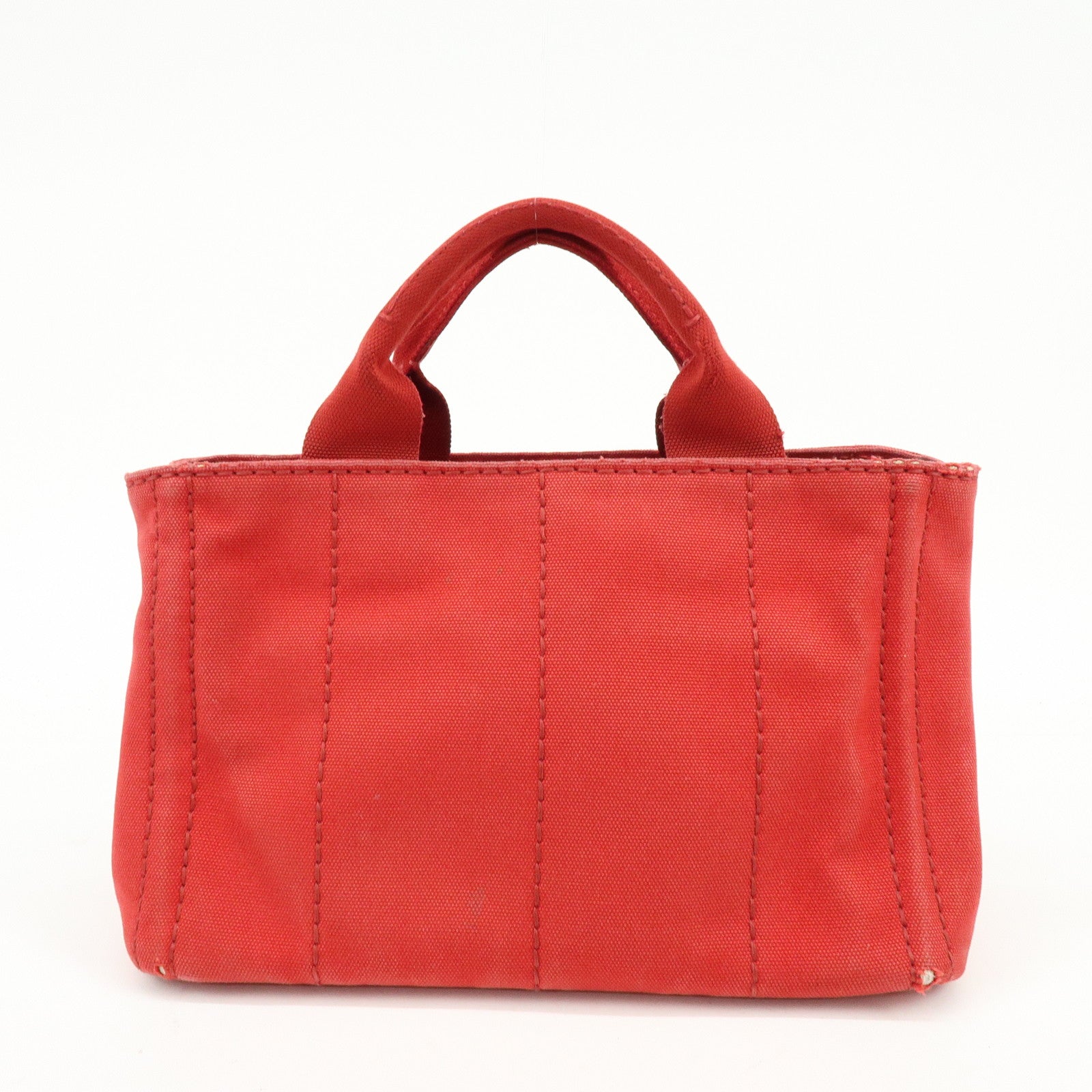 PRADA Triangle Logo Canapa Mini Canvas 2Way Hand Shoulder Bag B2439G