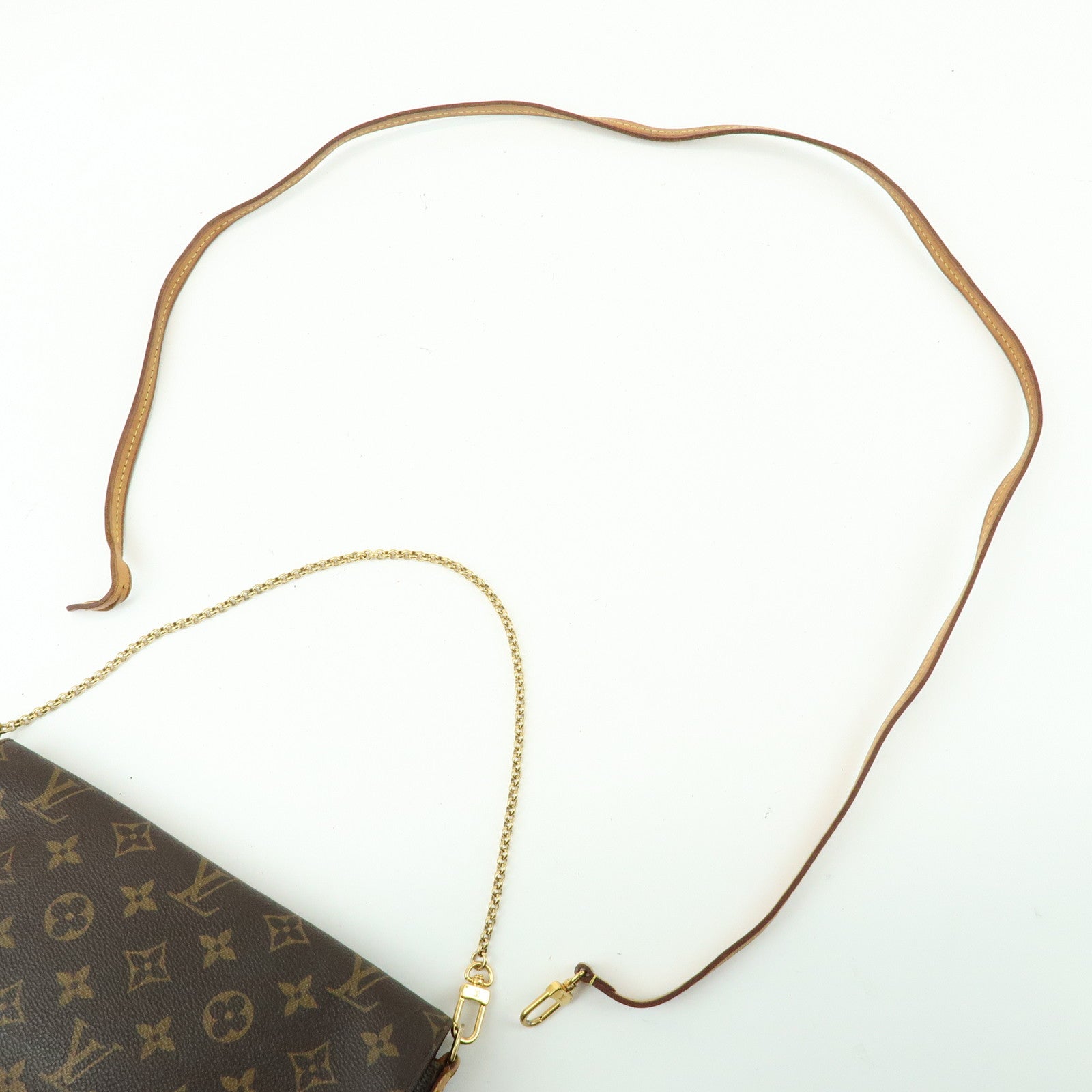 Louis Vuitton Monogram Favorite PM 2Way Shoulder Bag Brown M40717