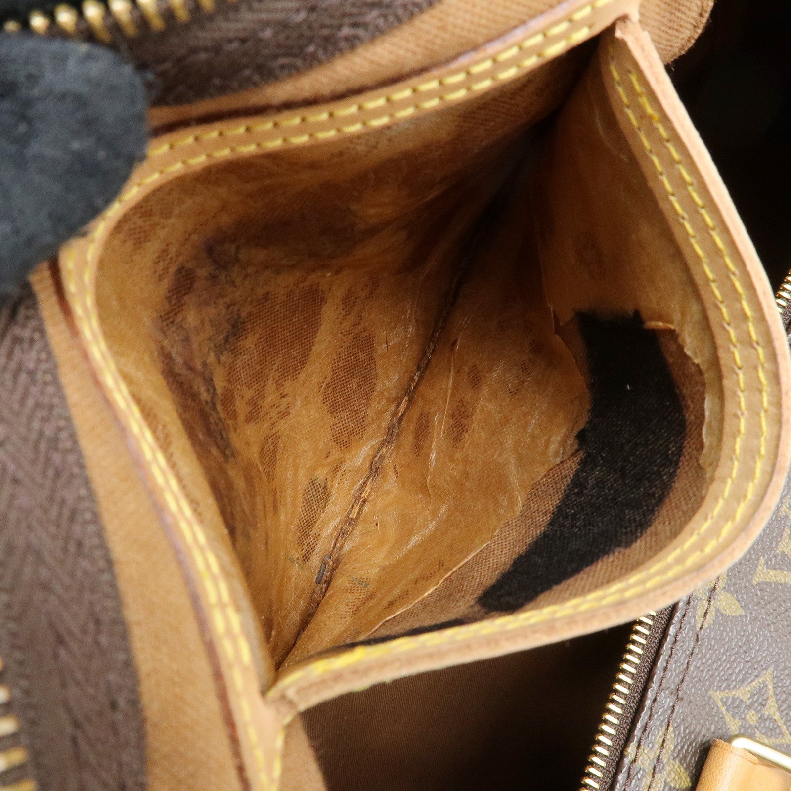 Louis Vuitton Monogram Speedy 40 Hand Bag Boston Bag Brown M41522