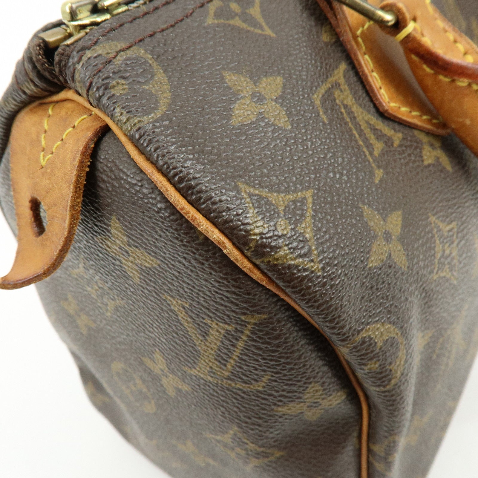 Louis Vuitton Monogram Speedy 25 Boston Bag Hand Bag Brown M41528