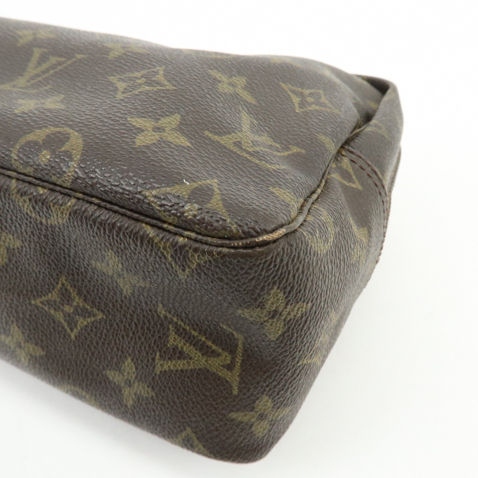 Louis Vuitton Monogram Trousse Toilette 28 Pouch Brown M47522