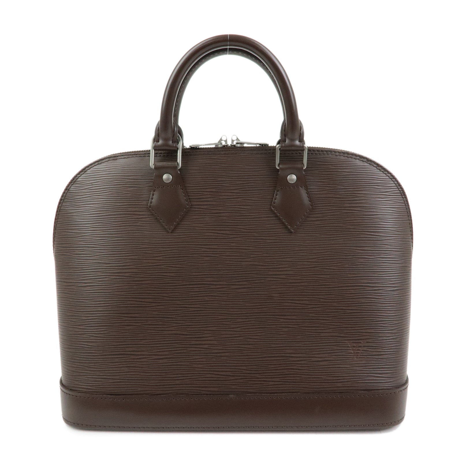 Louis Vuitton Epi Leather Alma Hand Bag Mocha Brown M5214D