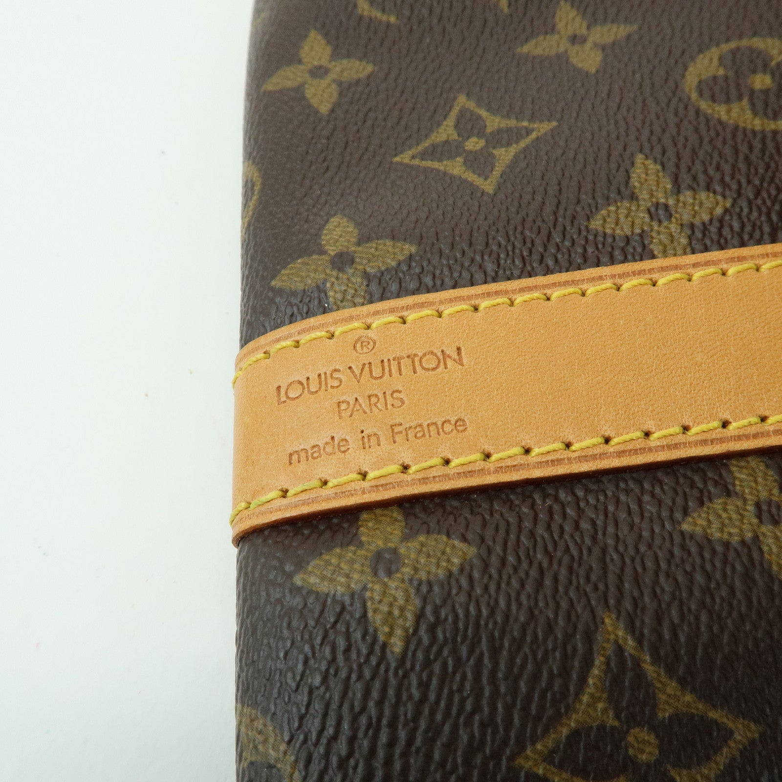 Louis Vuitton Monogram Keep All Bandouliere 60 Bag Brown M41412