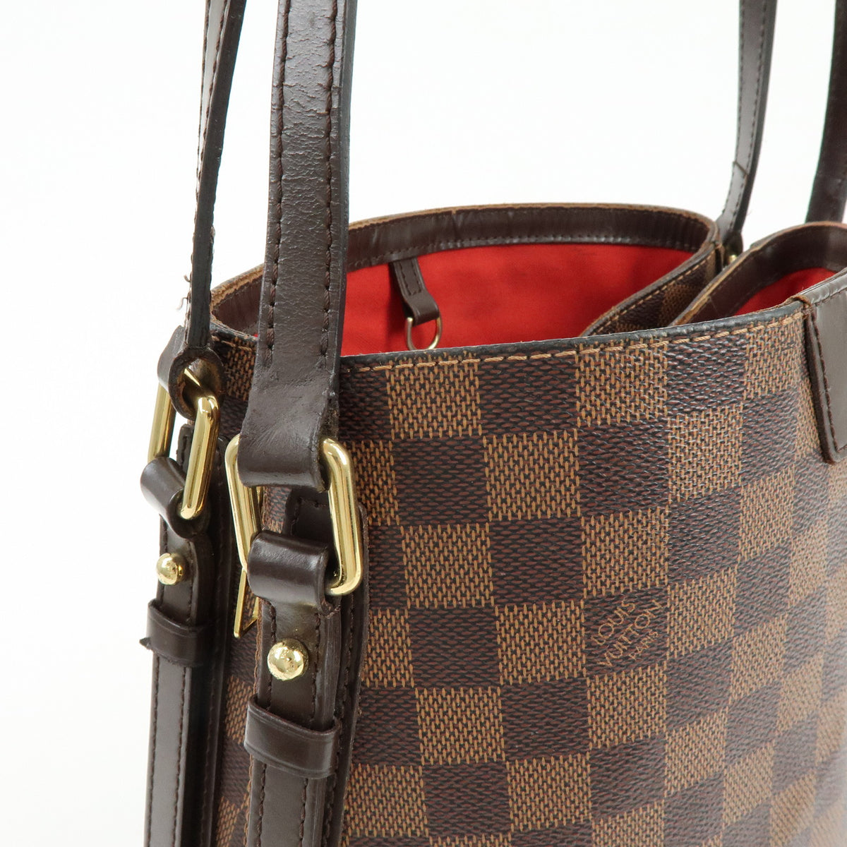Louis Vuitton Damier Ebene Cabas Rivington Canvas Shoulder Bag N41108