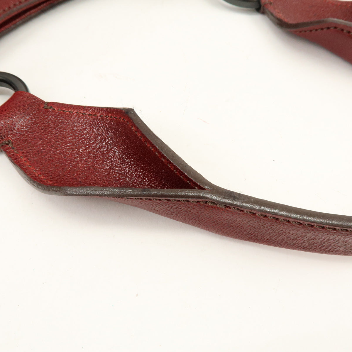 Cartier Marcello de Cartier Leather Tote Bag Hand Bag Bordeaux