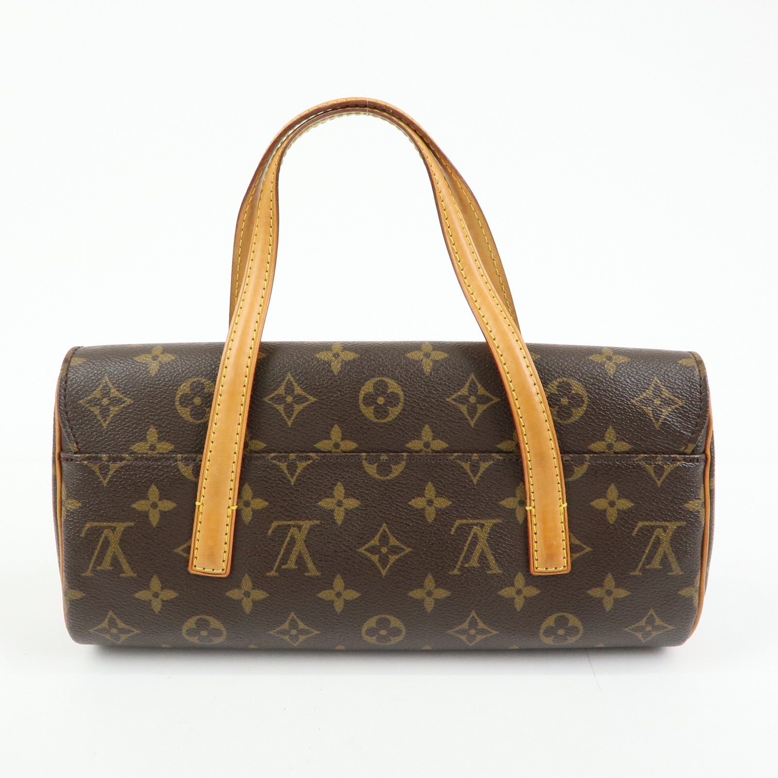 Louis Vuitton Monogram Sonatine Hand Bag Brown M51902