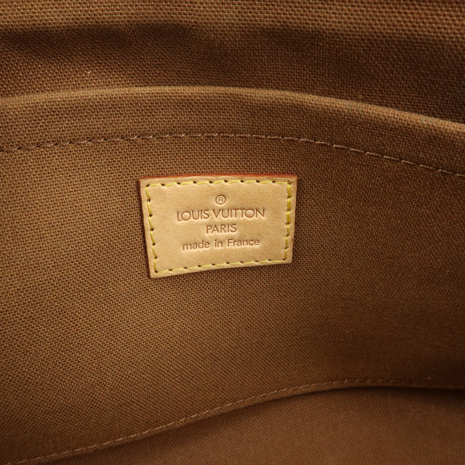 Louis Vuitton Monogram Canvas Popincourt Hand Bag Brown M40009