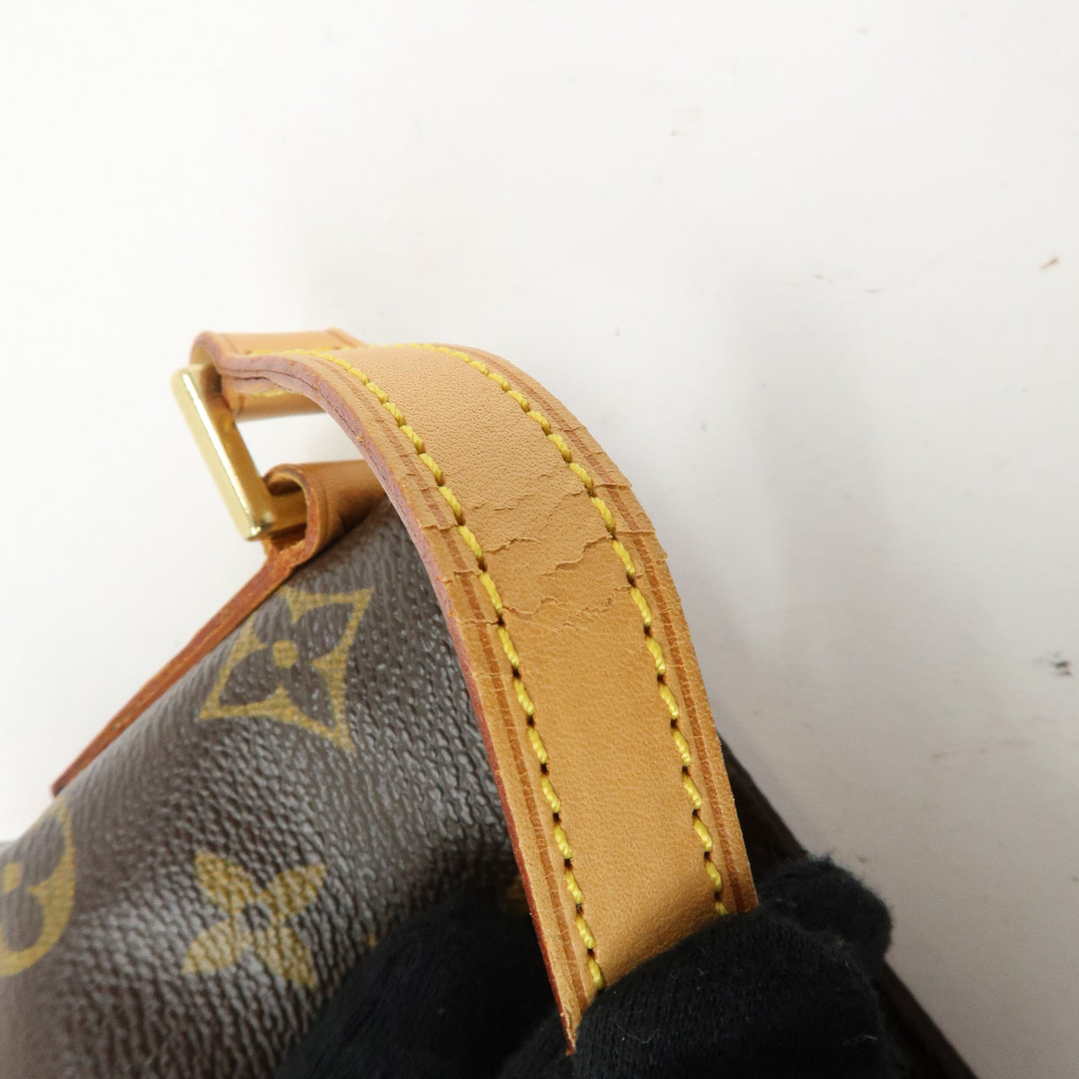 Louis Vuitton Monogram Trotteur Canvas Shoulder Bag Brown M51240