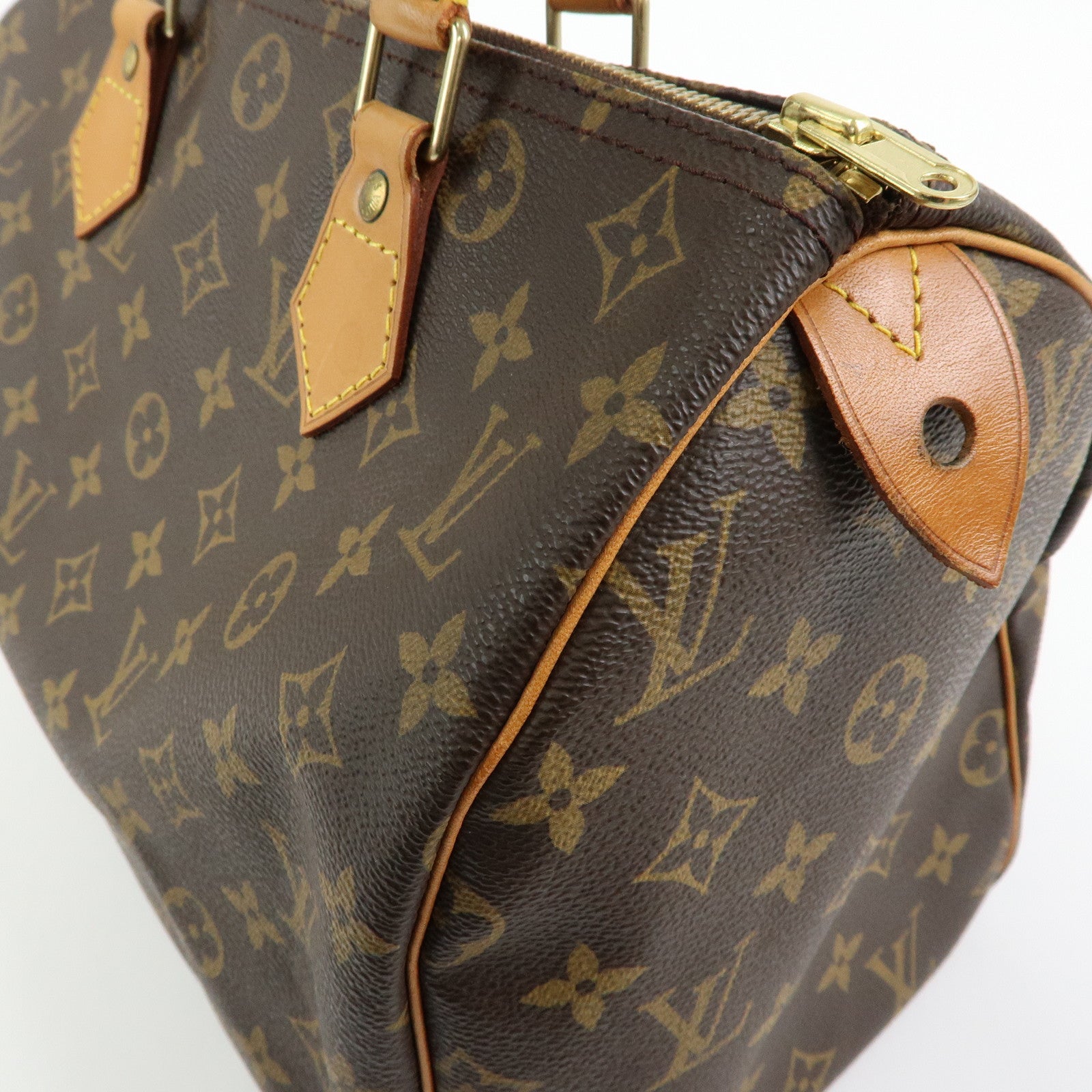 Louis Vuitton Monogram Speedy 30 Boston Bag Hand Bag Brown M41526