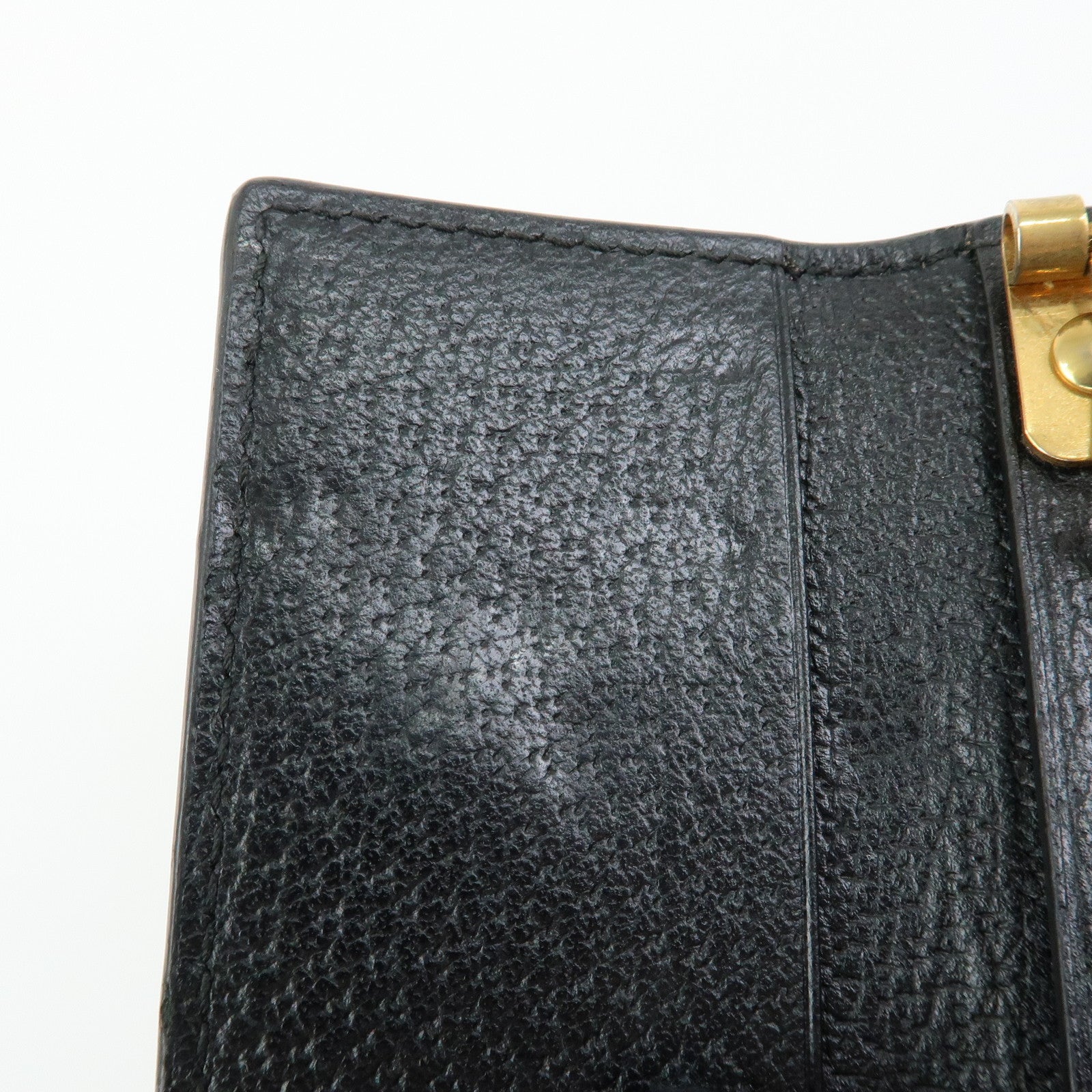 GUCCI Animalier Bee Leather 6 Ring Key Case Key Holder Black 523683