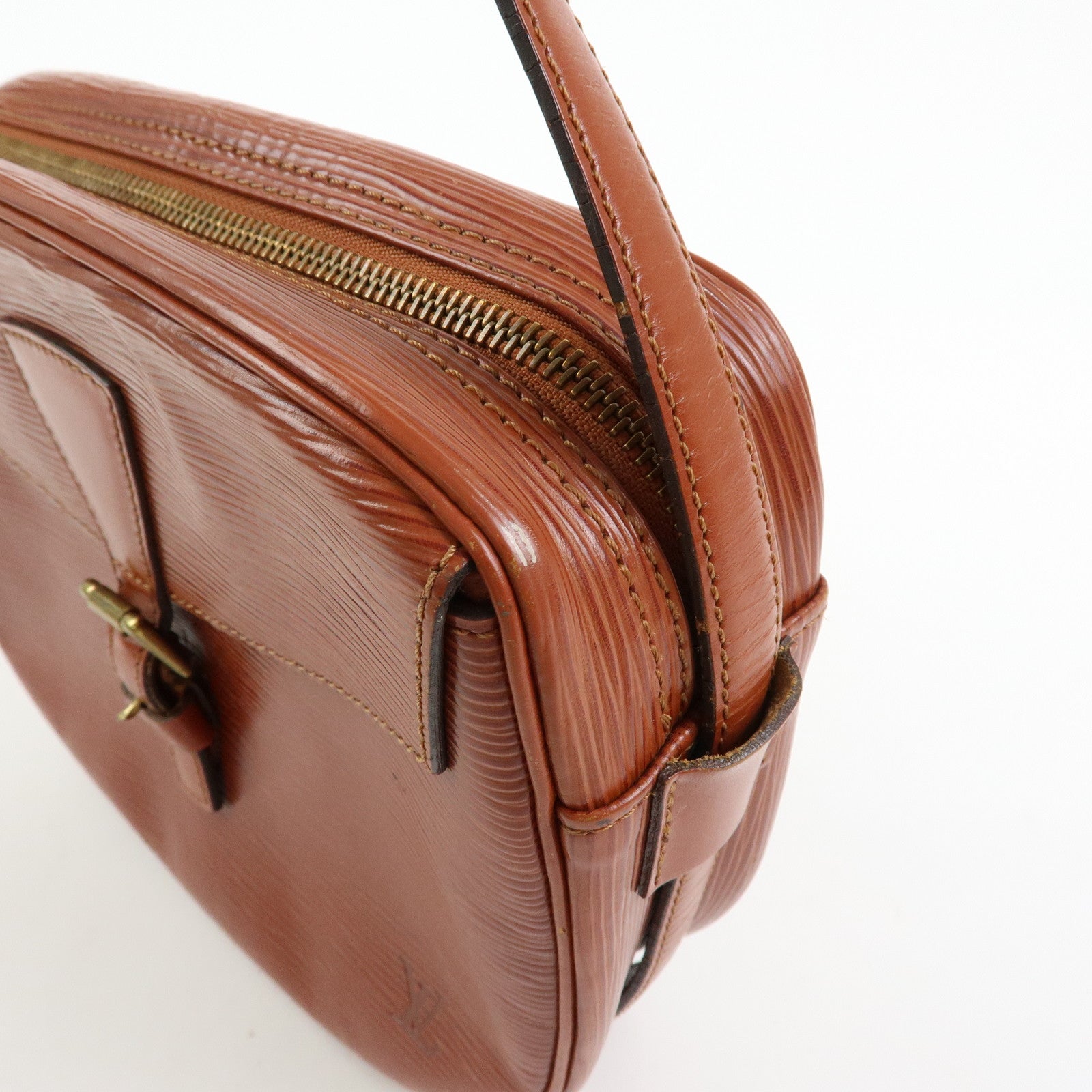 Louis Vuitton Epi Jeune Fille Shoulder Bag Kenya Brown M52153