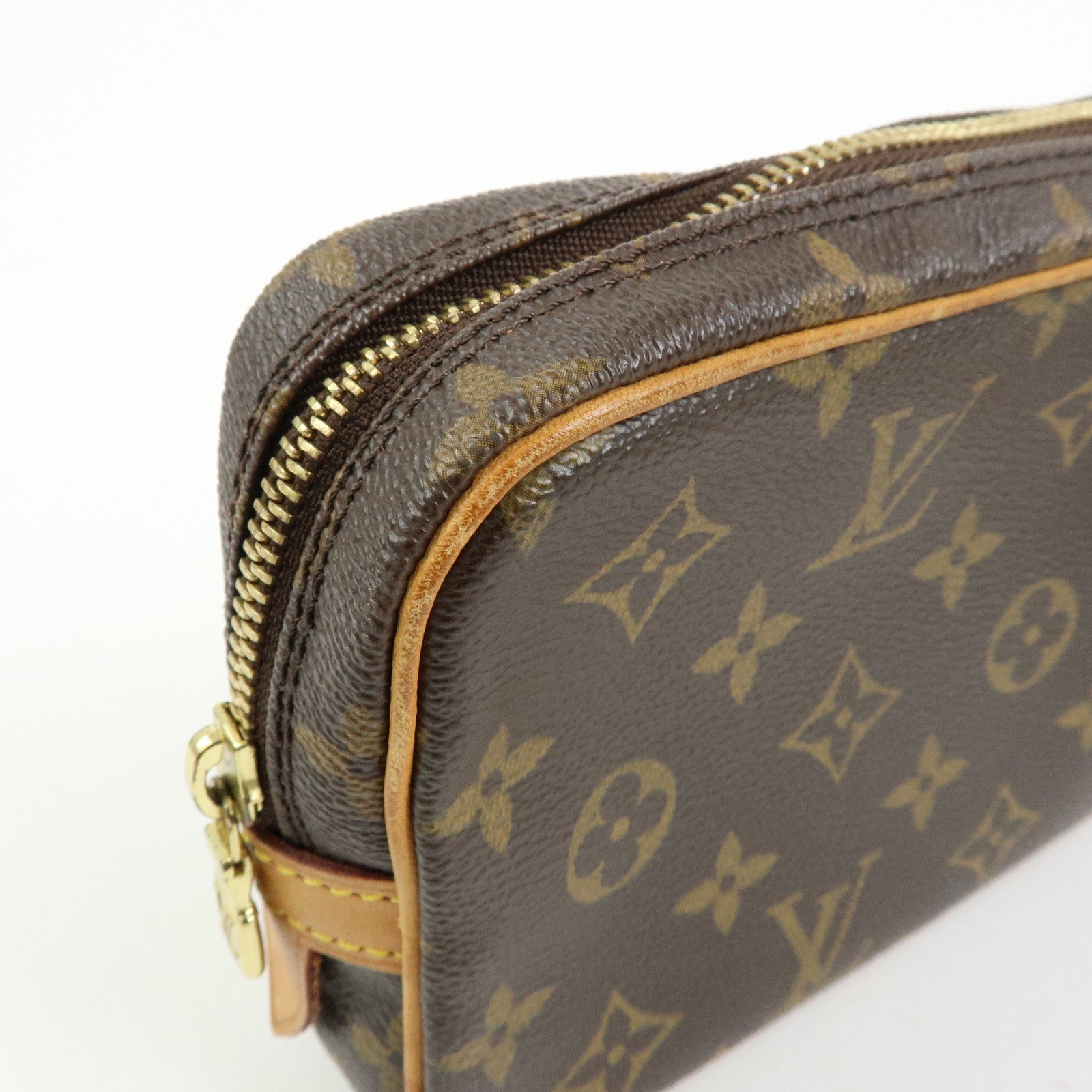 Louis Vuitton Monogram Pochette Marly Bandouliere Bag Brown M51828