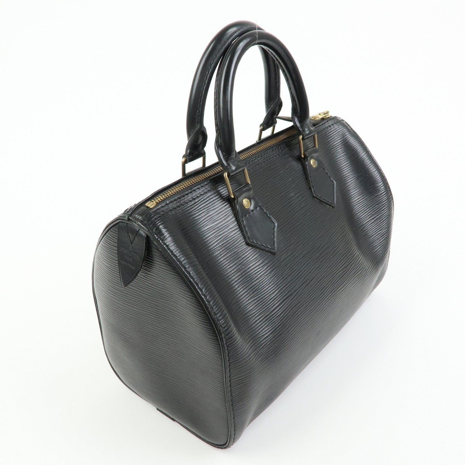Louis Vuitton Epi Speedy 25 Boston Bag Hand Bag Noir Black M43012